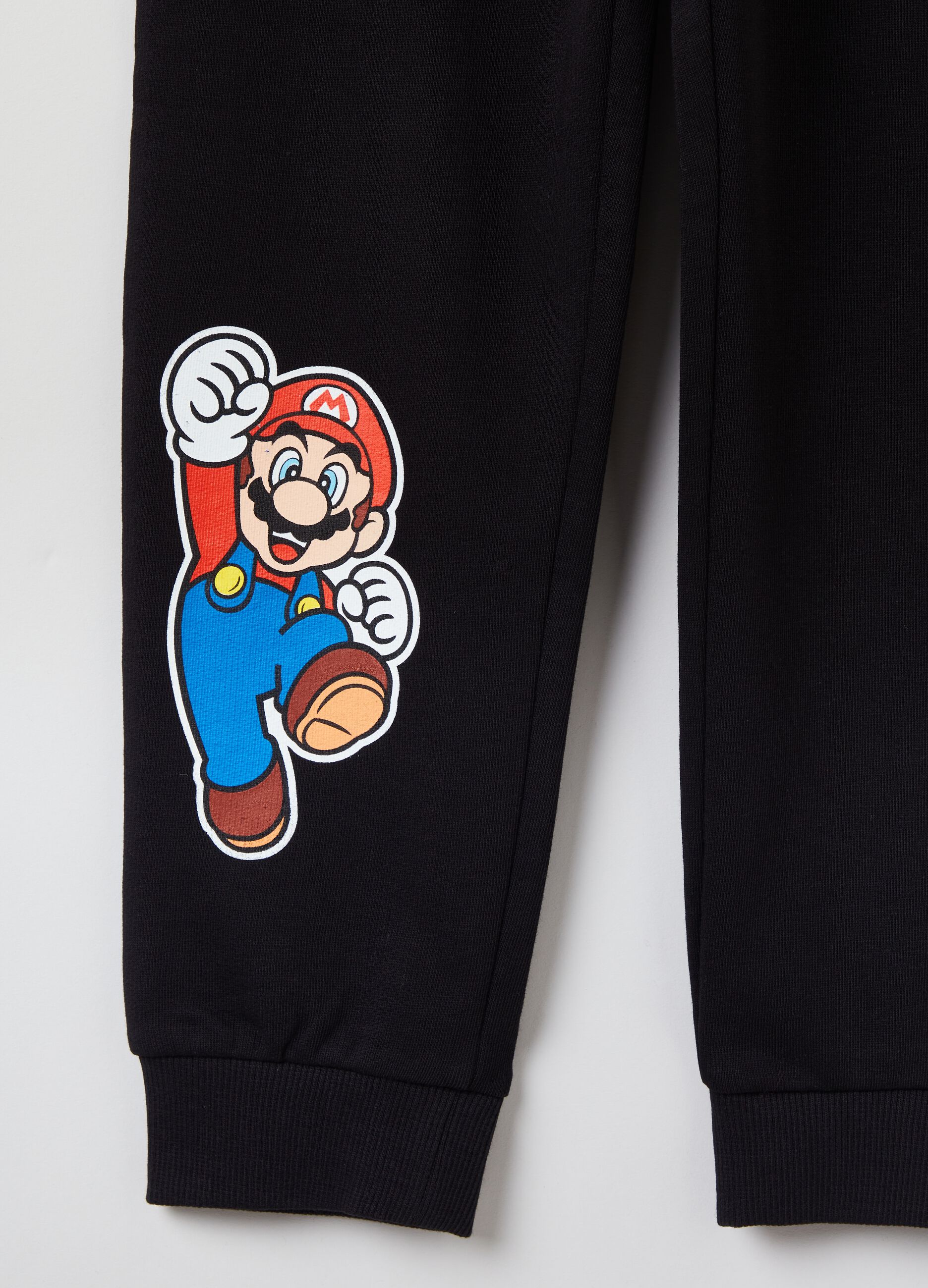 Cotton joggers with Super Mario™ print