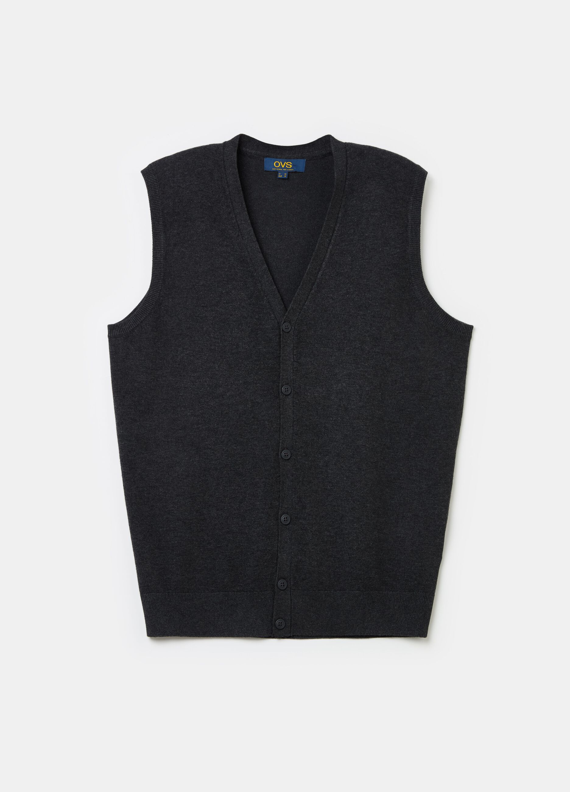 Gilet with V neck