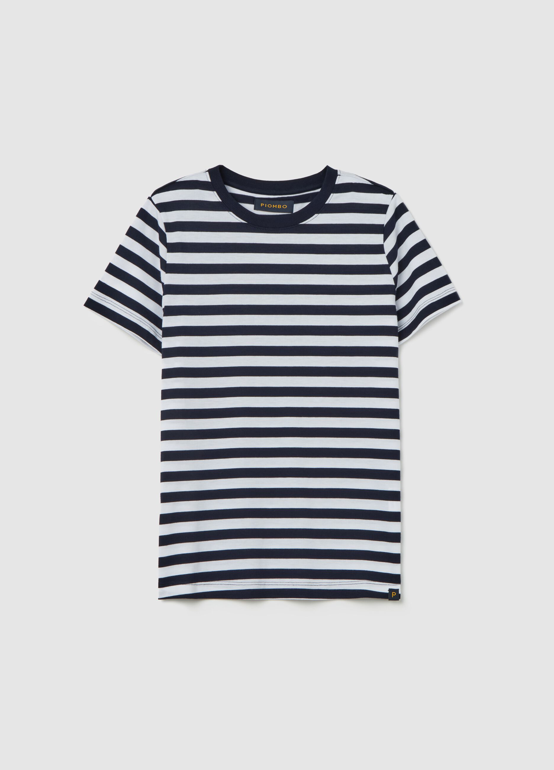 Striped T-shirt in Supima cotton