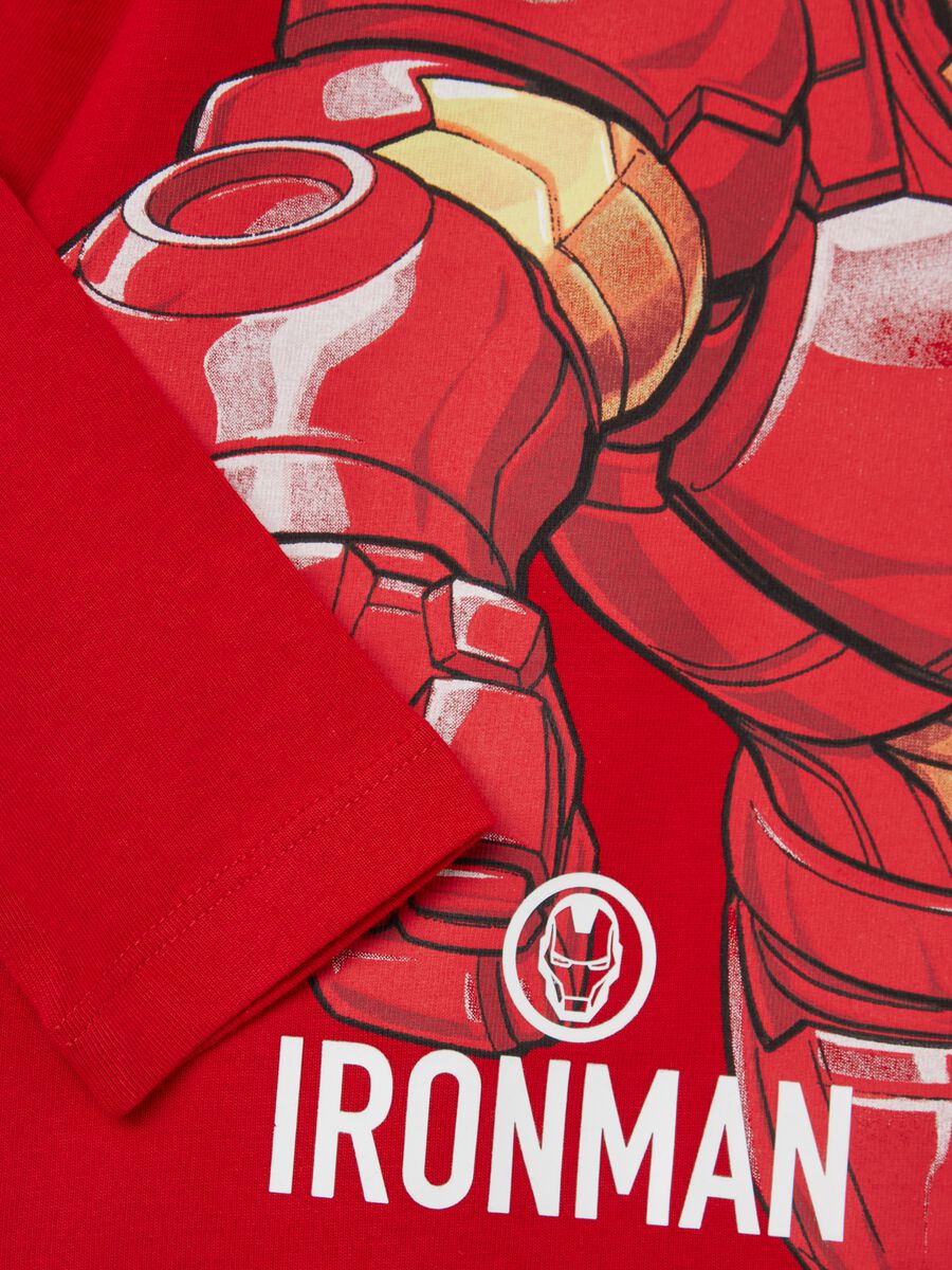 T-shirt maniche lunghe stampa Iron Man_2