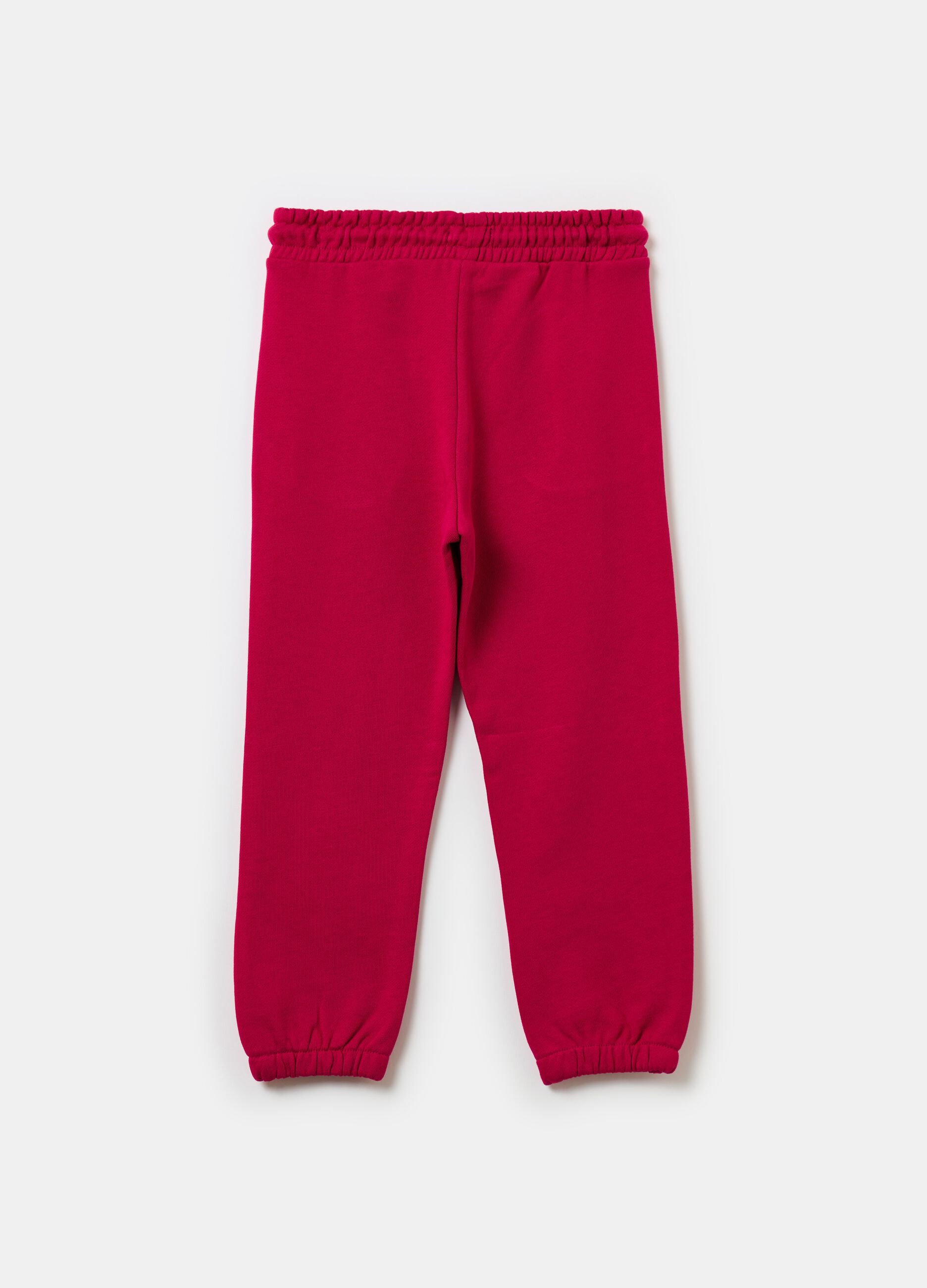 Essential joggers in organic cotton with drawstring