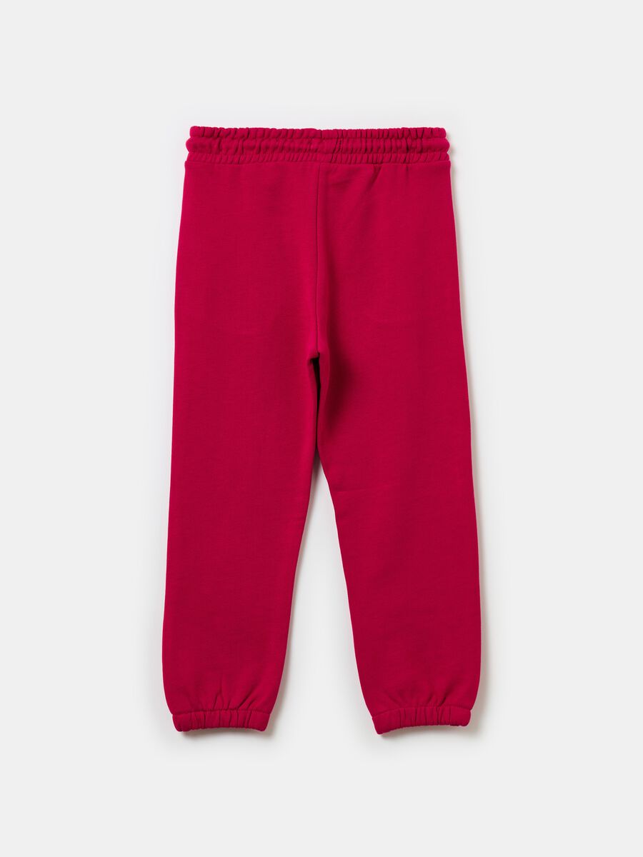 Essential joggers in organic cotton with drawstring_1