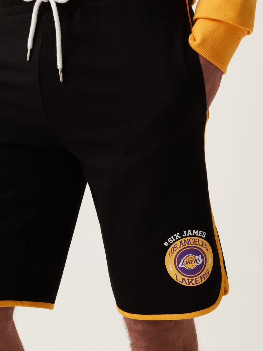 Bermuda jogger stampa NBA Los Angeles Lakers_3