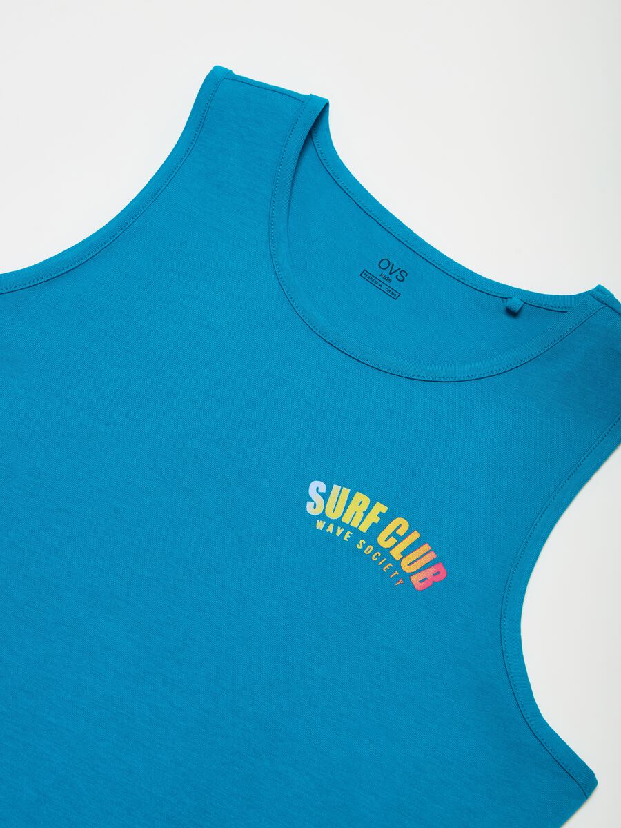 Tank top with surf print_2