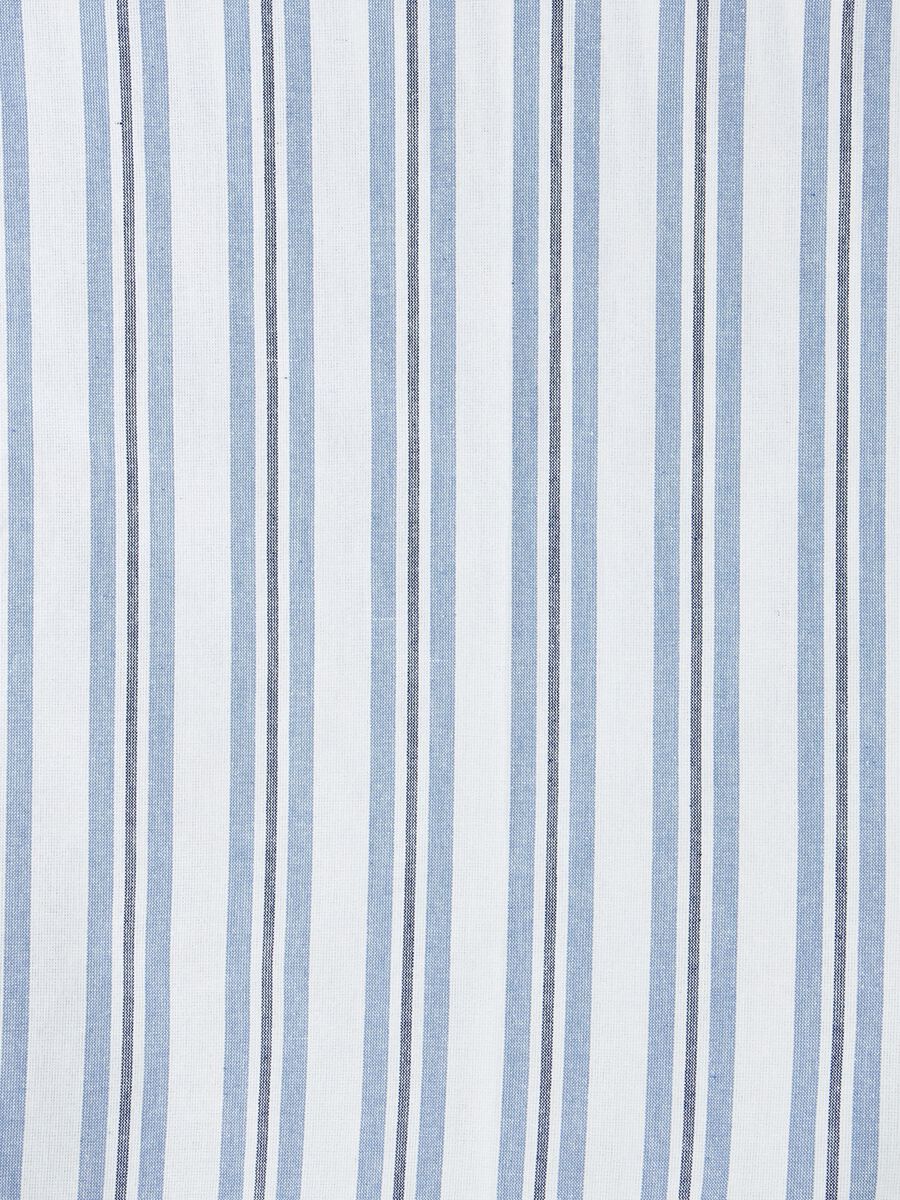 8-Seater striped tablecloth in cotton_1