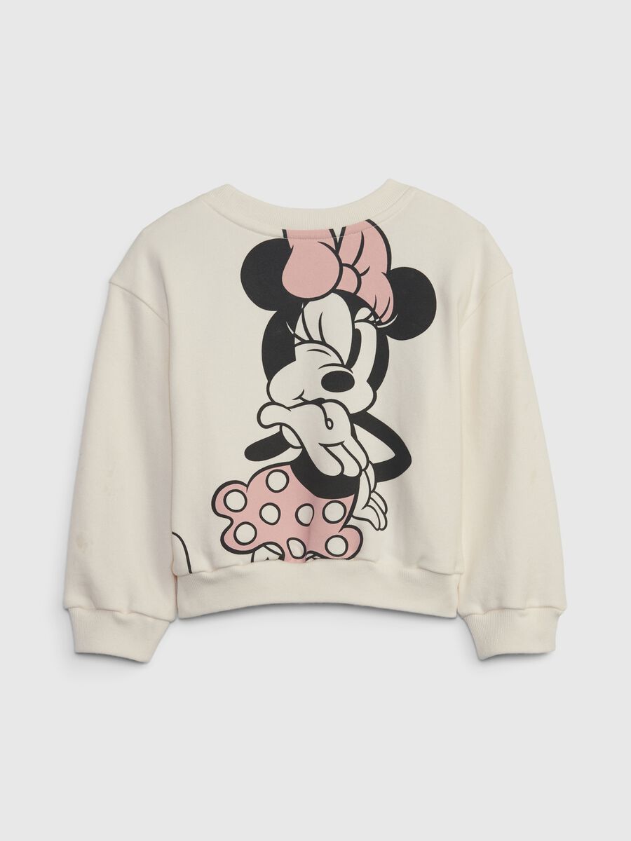 French terry sweatshirt with Disney Minnie Mouse print_1