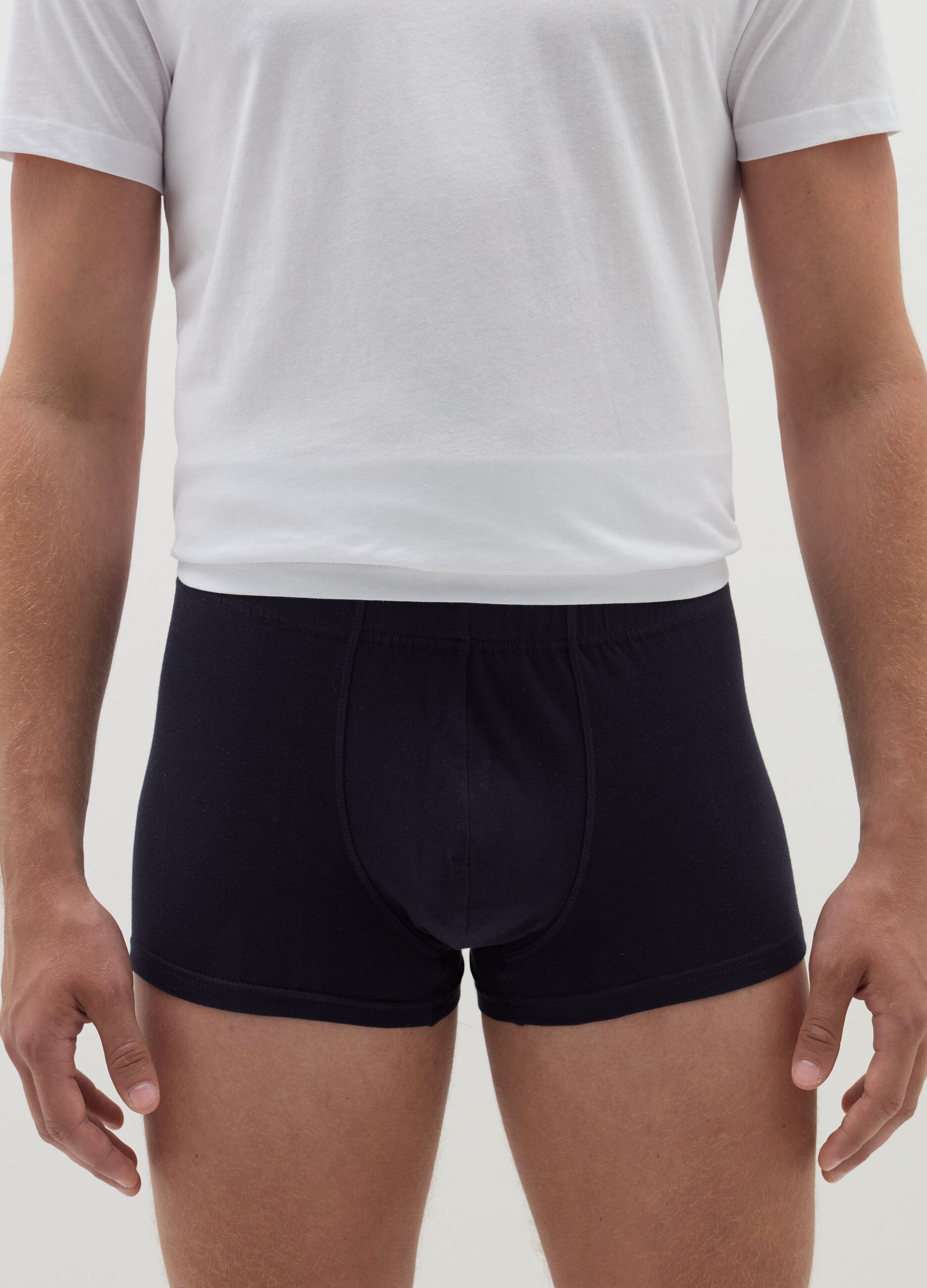 Three-pack organic cotton boxer shorts