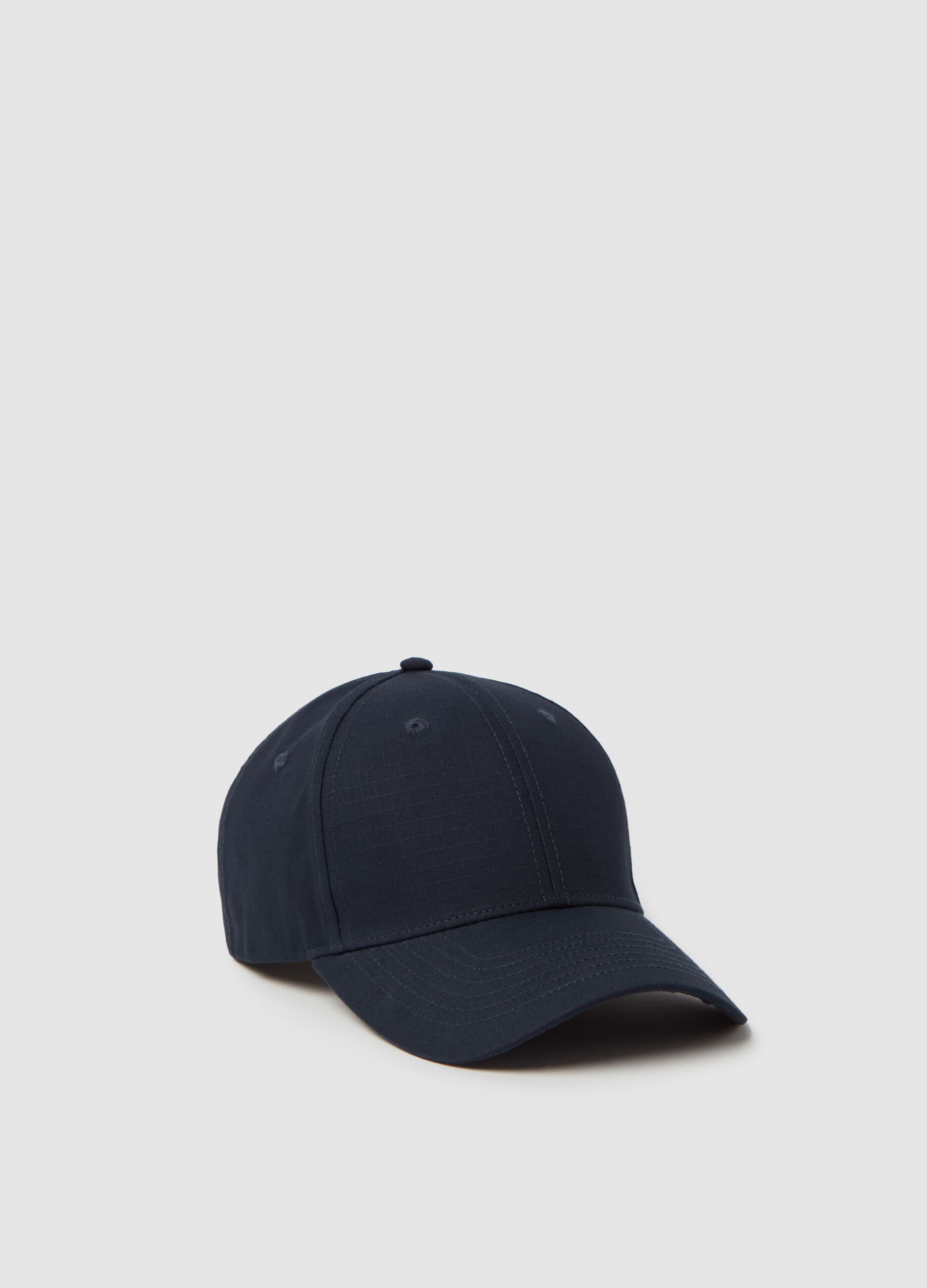 Baseball cap with ripstop weave