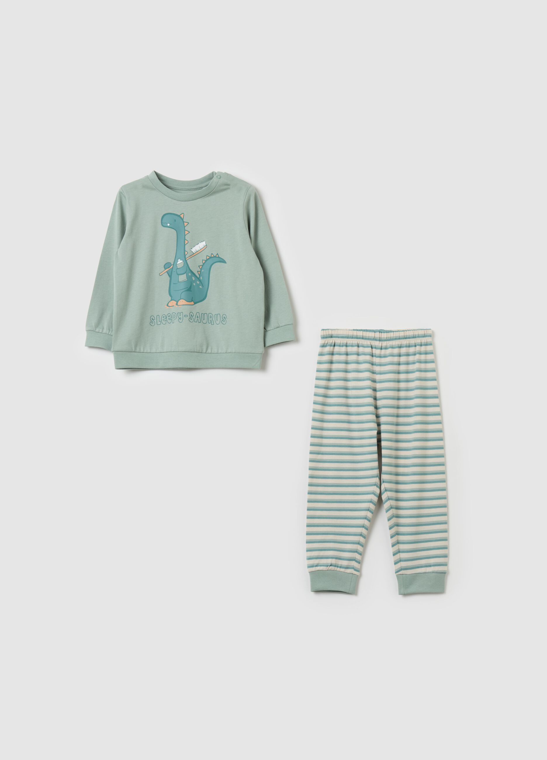 Organic cotton pyjamas with print