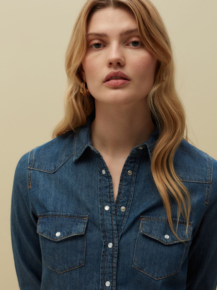 Camicia western in denim_3