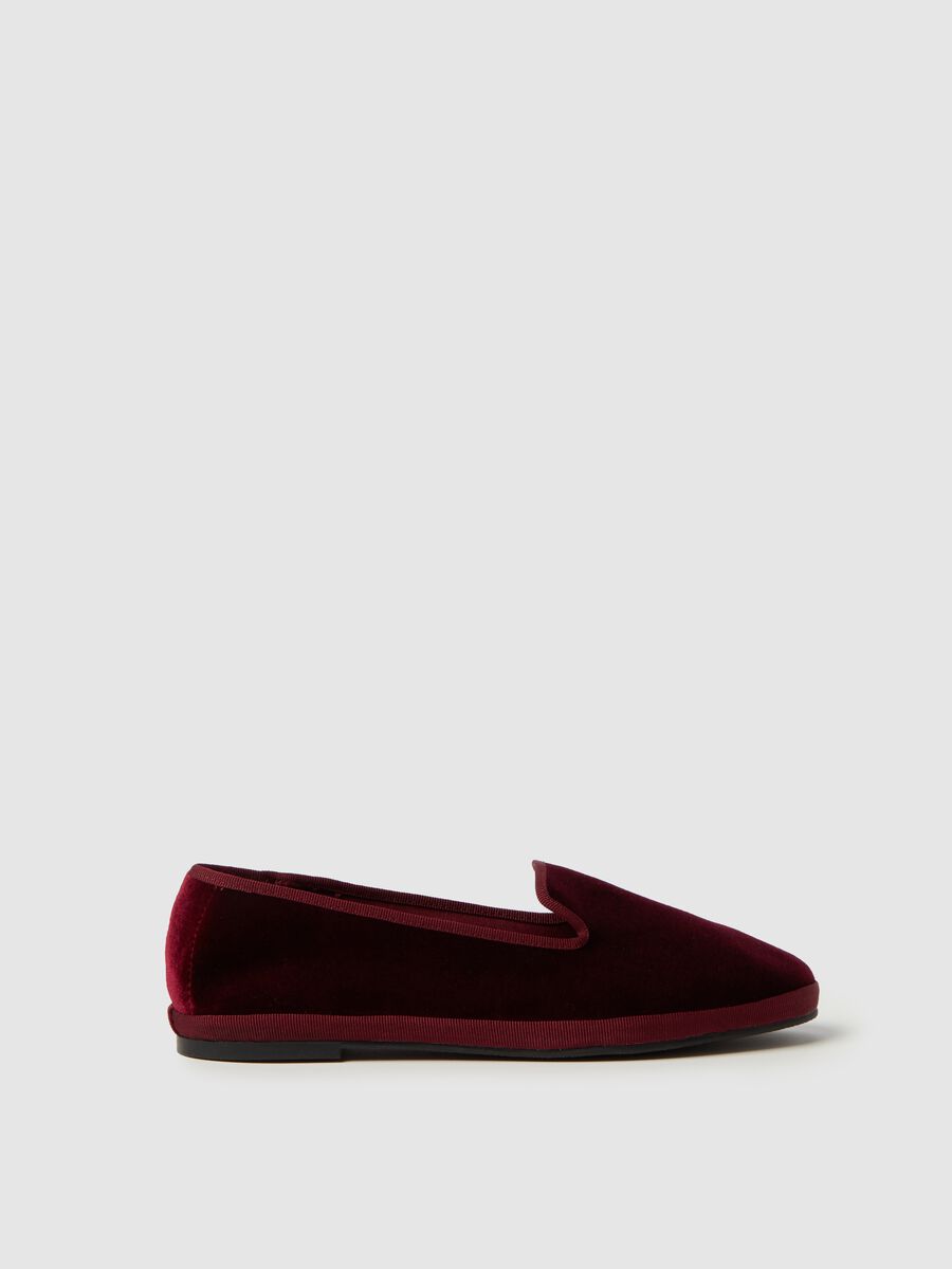 Velvet Friulian slippers_0