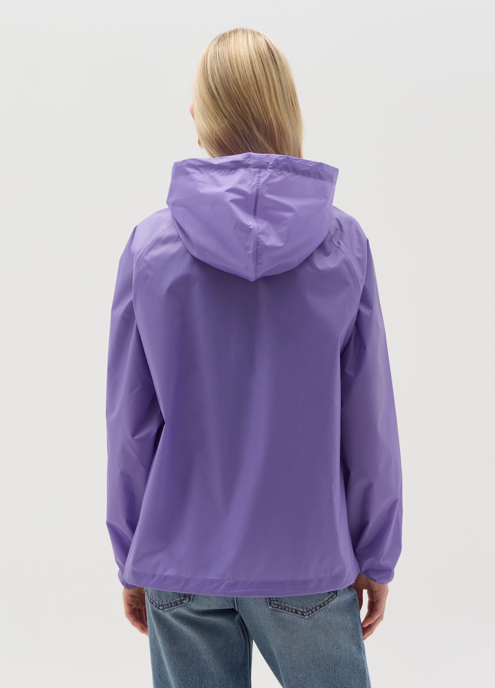 Half-zip waterproof jacket