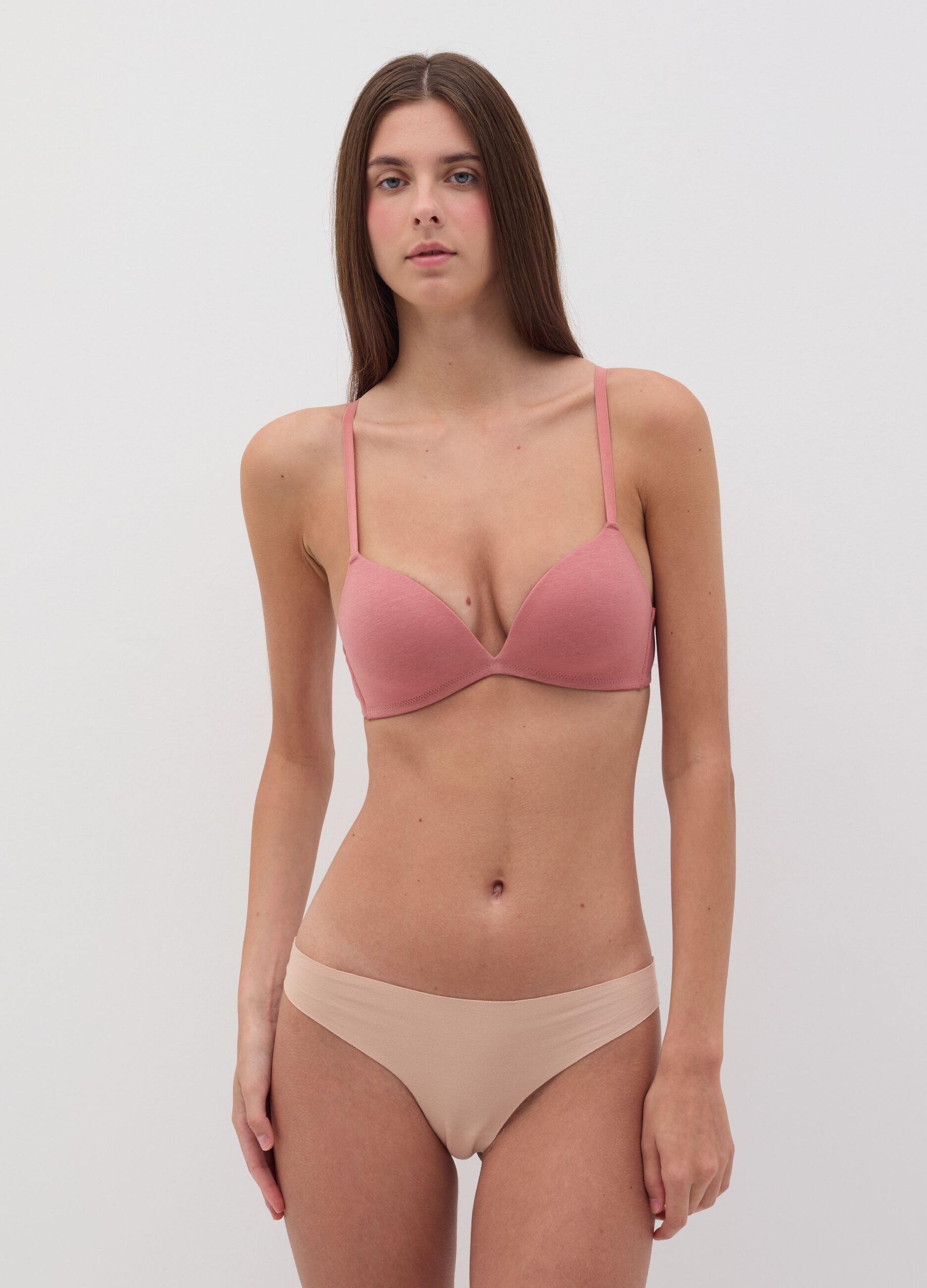 Sara triangle bra in organic cotton