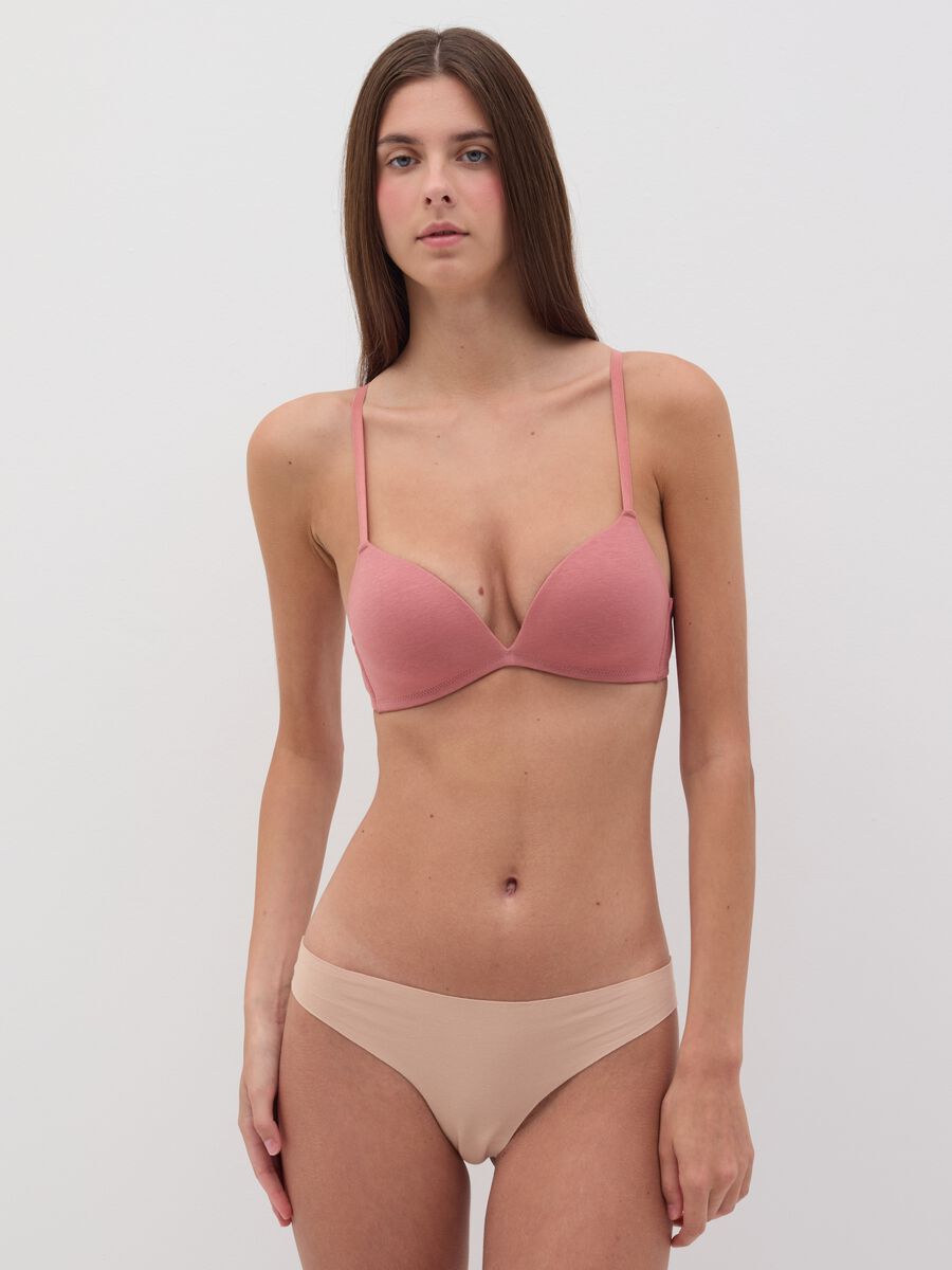 Sara triangle bra in organic cotton_0