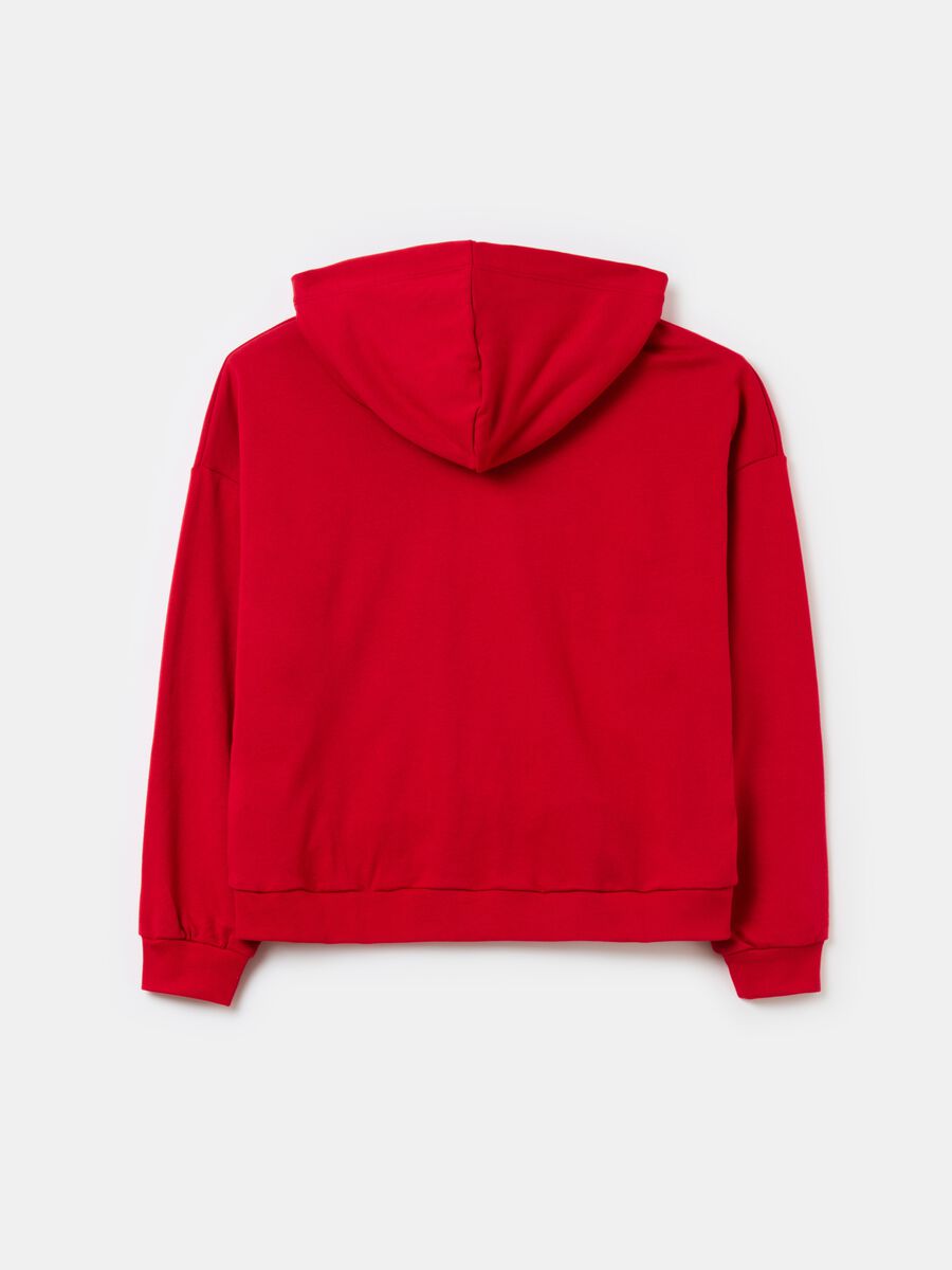 Oversized sweatshirt with hood and pocket_1