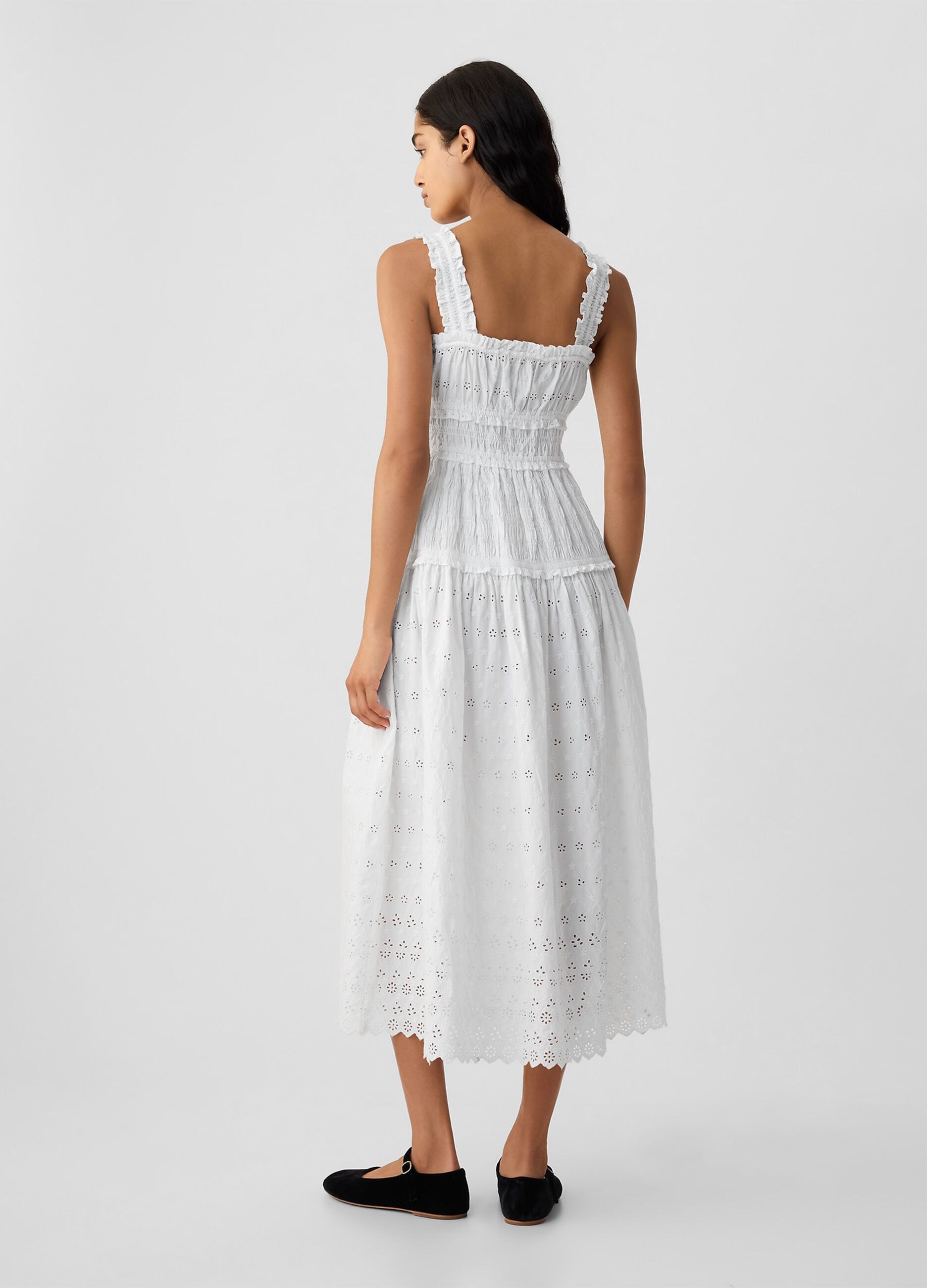 GAP for DÔEN midi dress in broderie anglaise