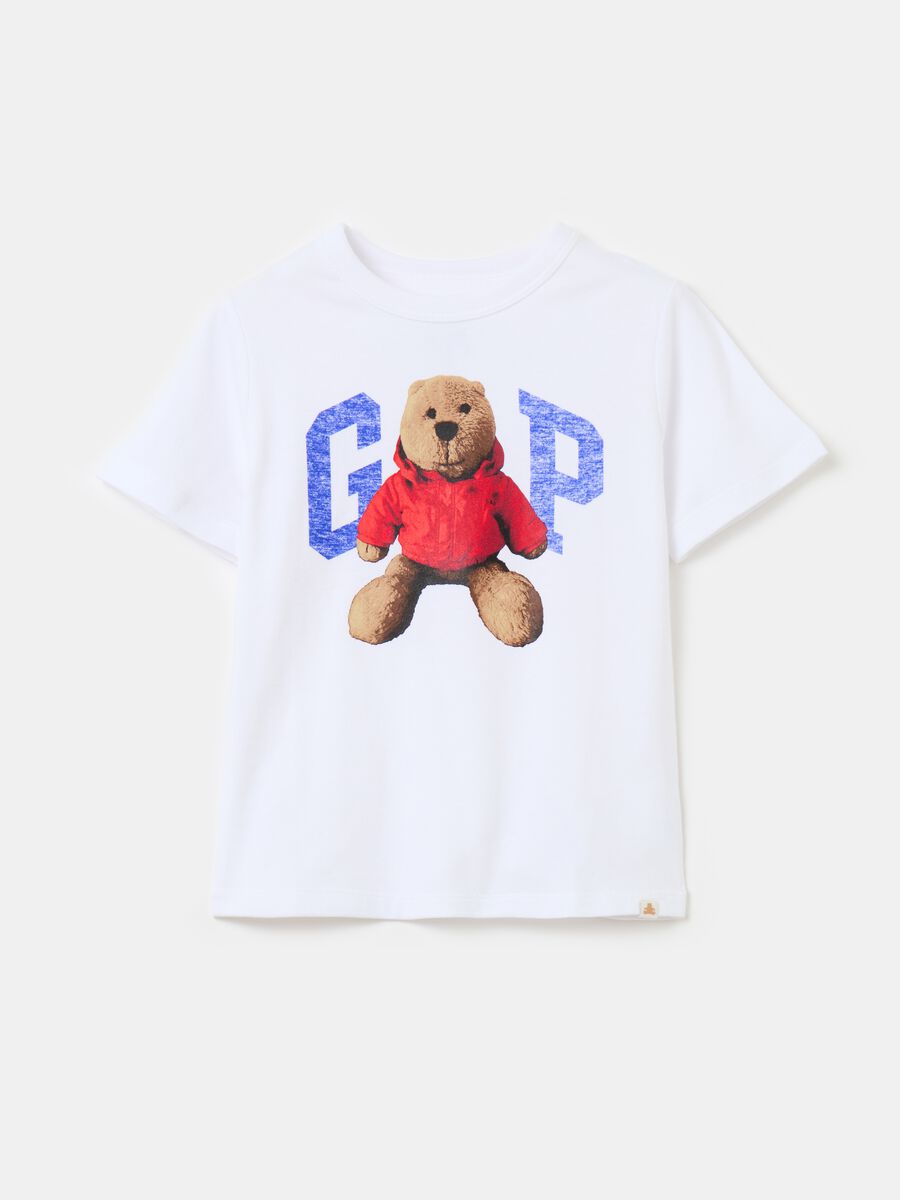 T-shirt with logo print and Brennan bear_0