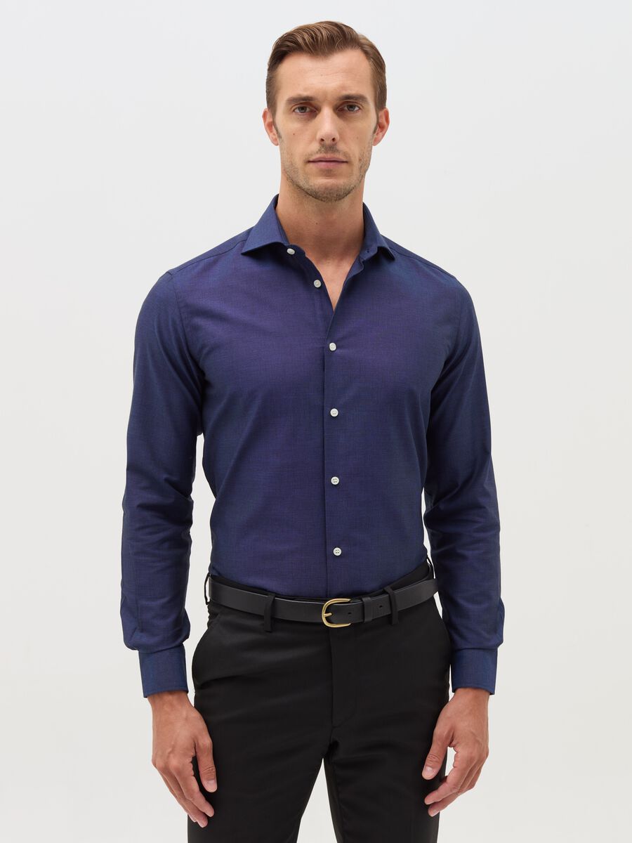 Slim-fit easy-iron shirt_0