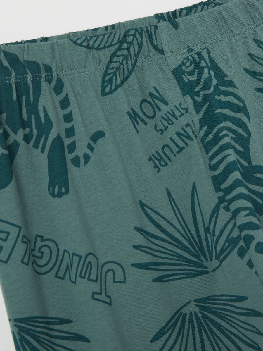 Organic cotton pyjamas with "Jungle” print_3