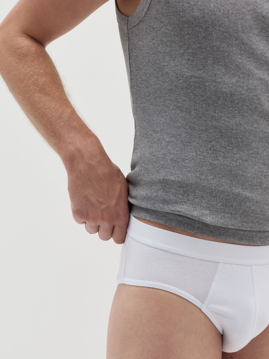Three-pack briefs with external elastic_4