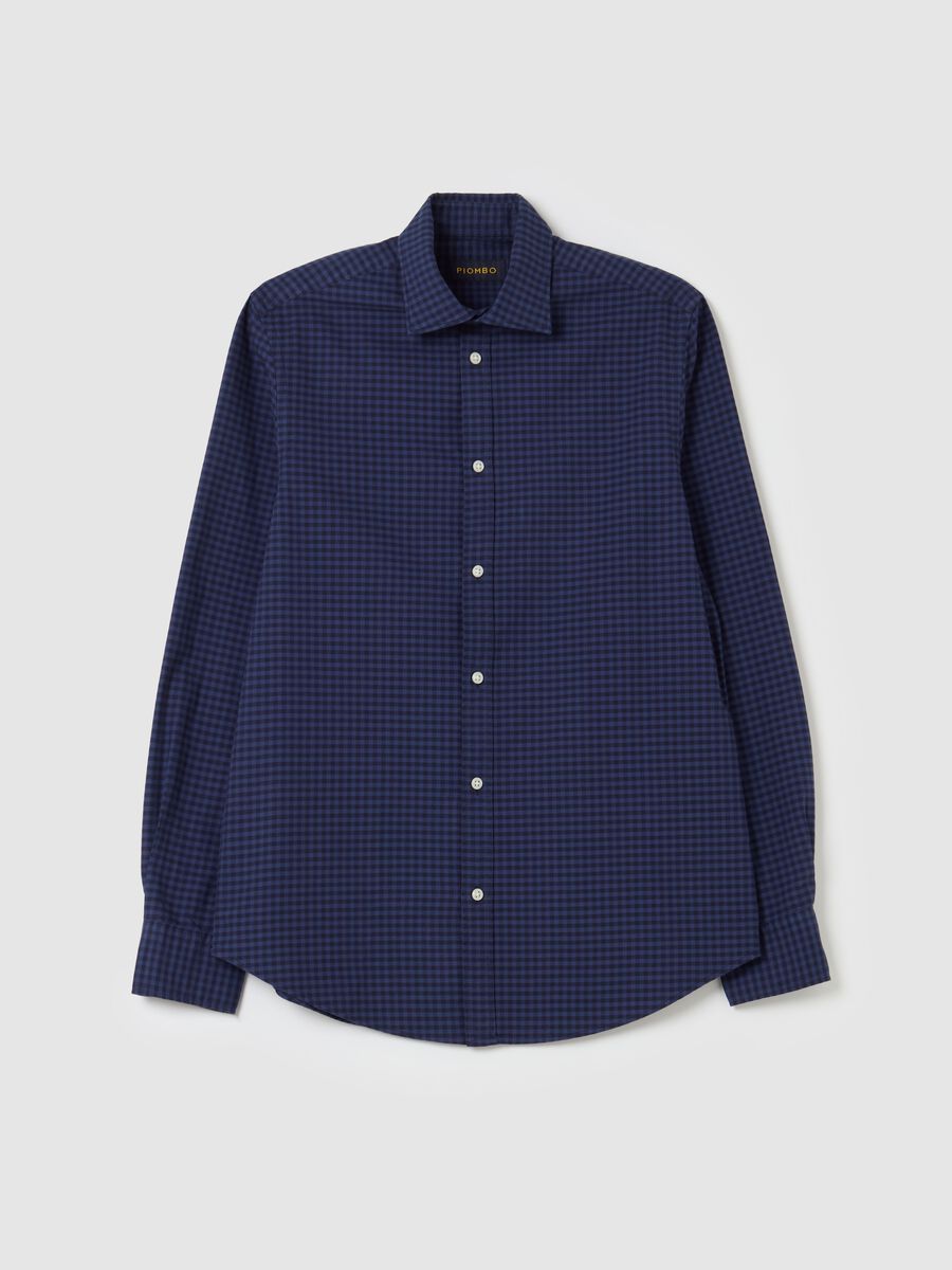 Check shirt in Oxford cotton_4