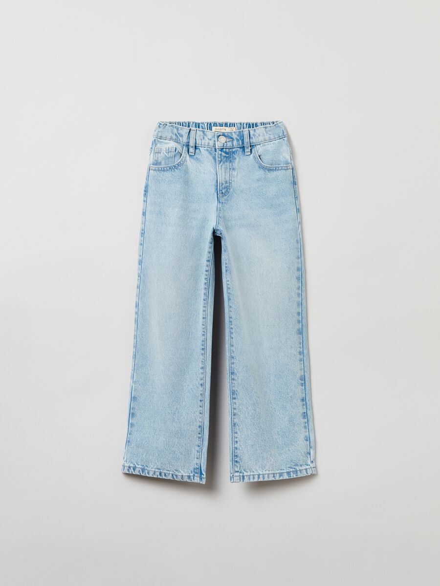 Jeans modello culotte cinque tasche _0