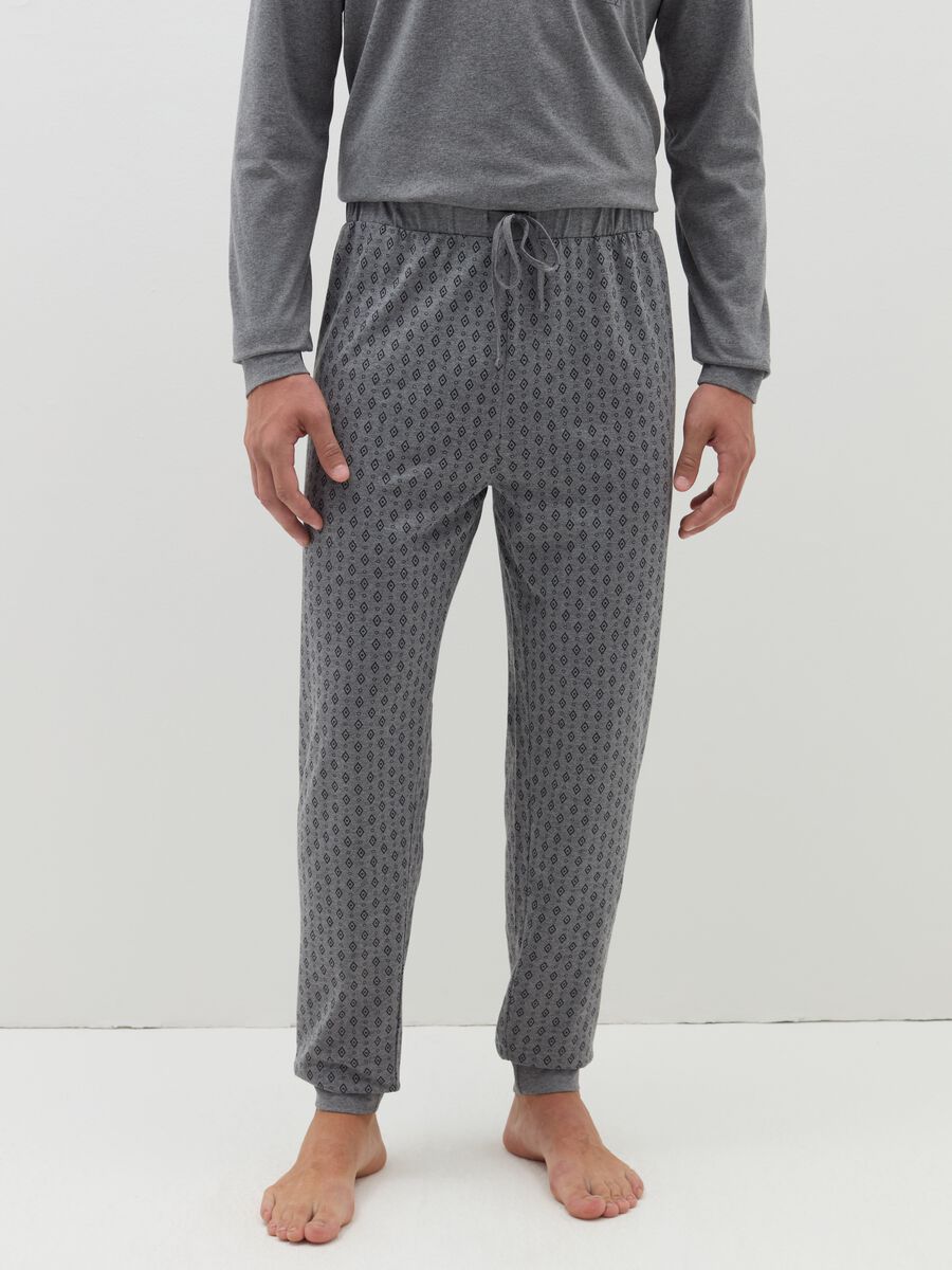 Long pyjama top with contrasting pocket_3