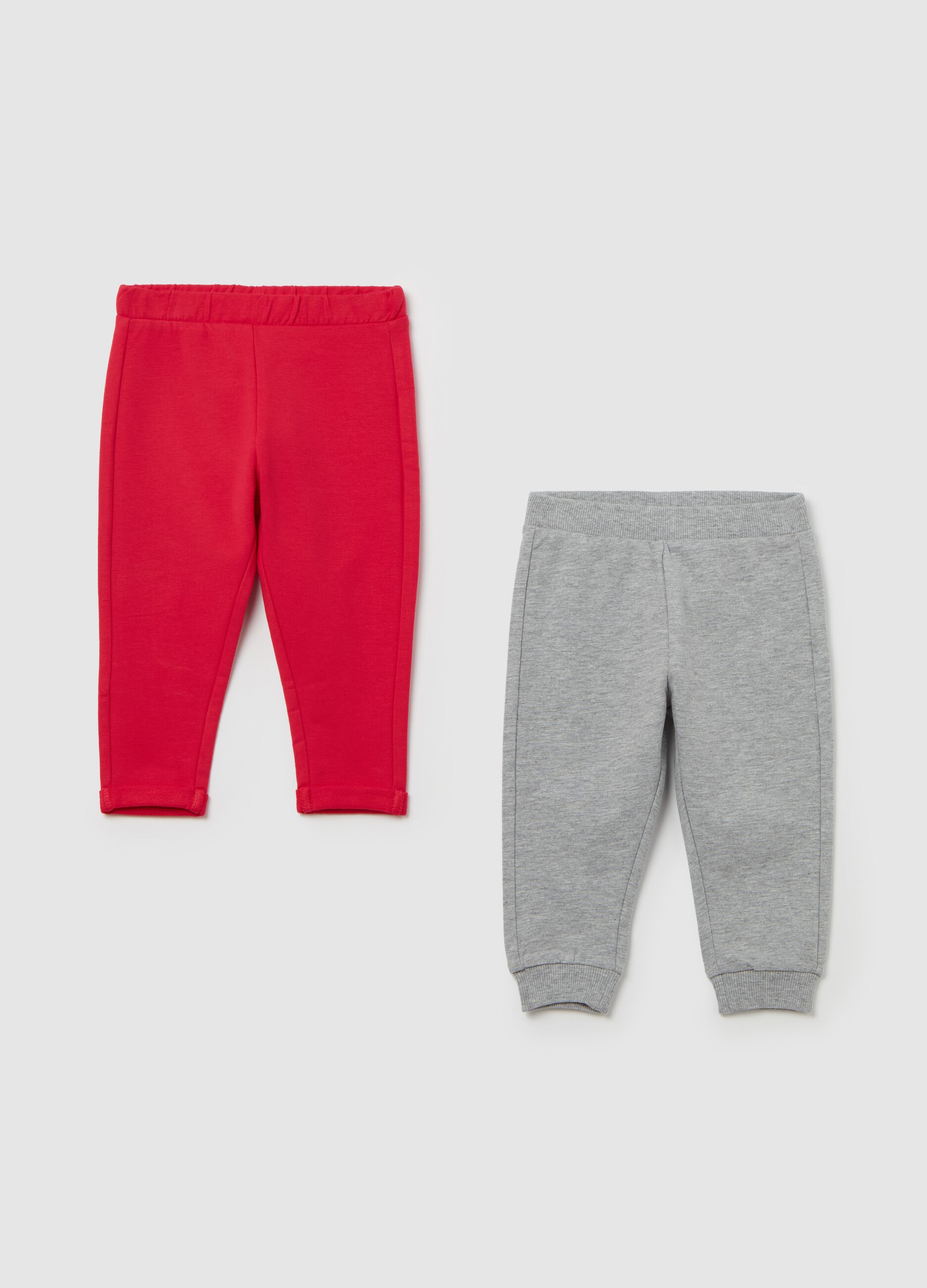 Bipack joggers in cotone stretch