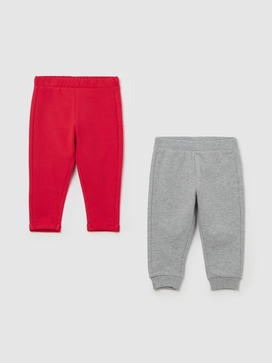 Two-pack stretch cotton joggers_0