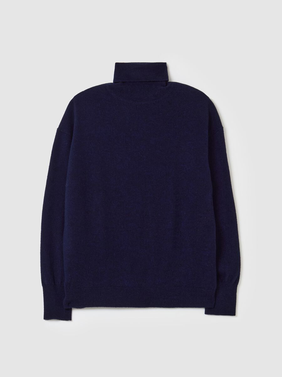 Solid colour wool turtleneck jumper_4