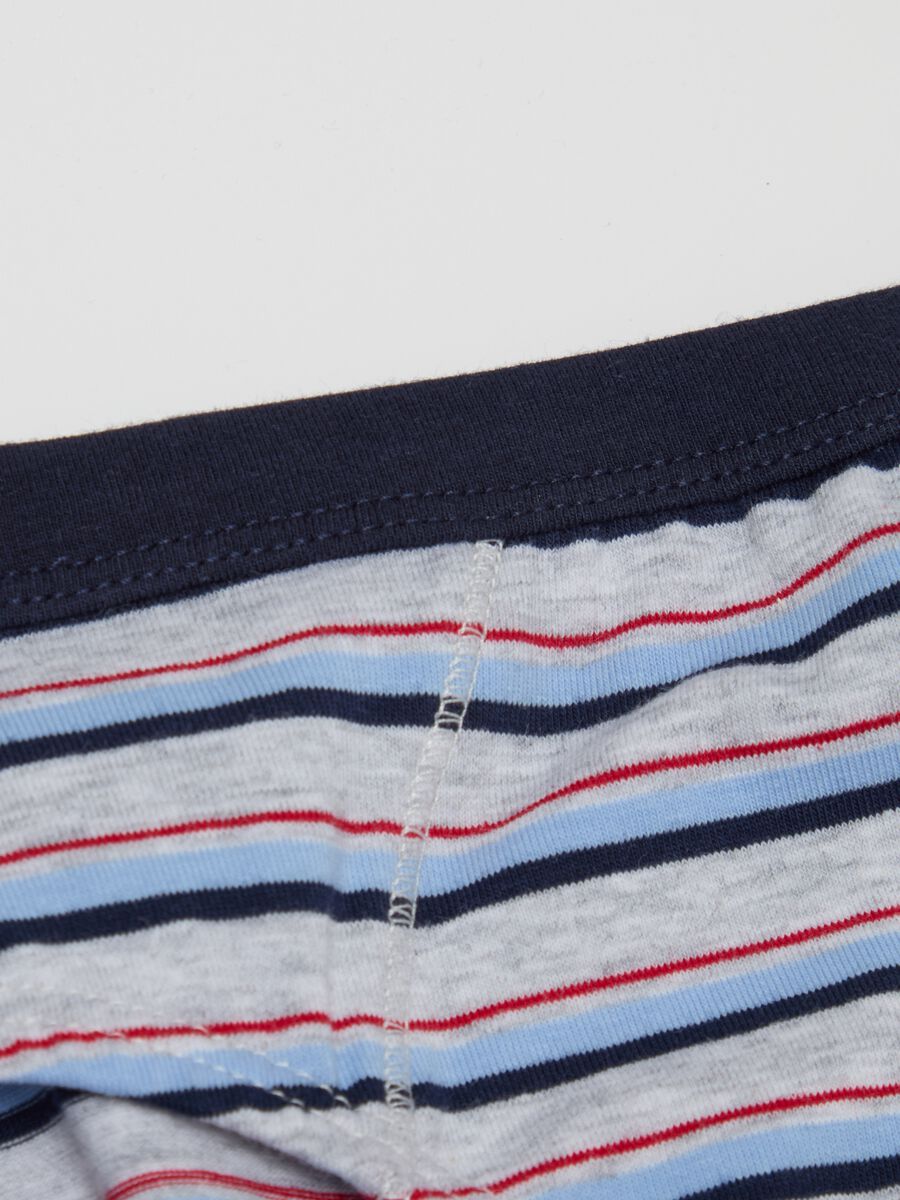 Briefs in organic cotton with striped pattern_2