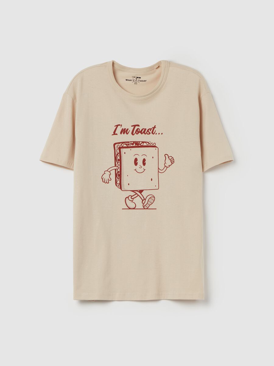 T-shirt with “I’m Toast” print_0