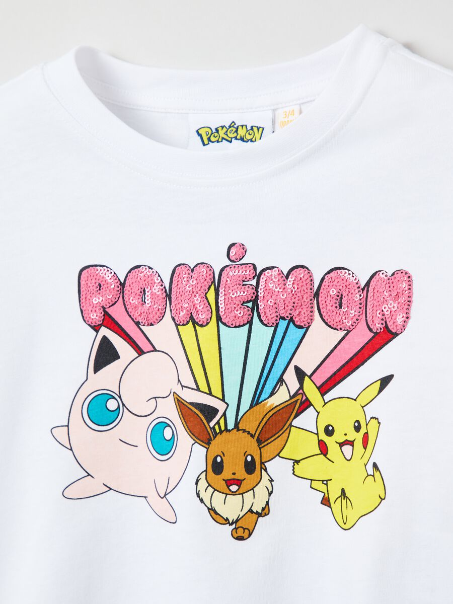 T-shirt in cotone con stampa Pokémon_2
