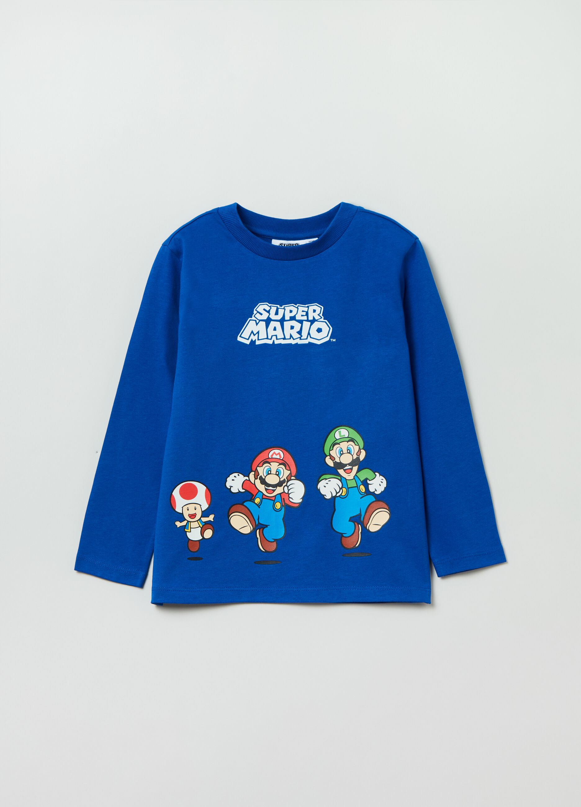 T-shirt maniche lunghe stampa Super Mario™