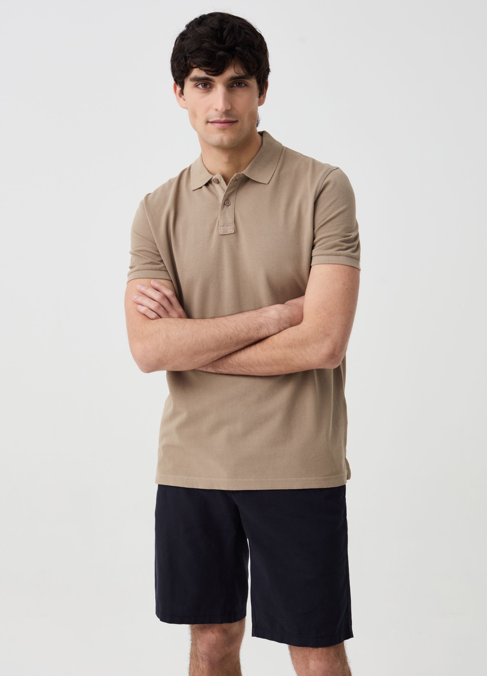 Ovs Polo regular fit in piquet di cotone