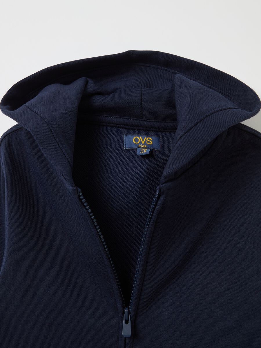 Essential organic cotton full-zip sweatshirt with hood_3