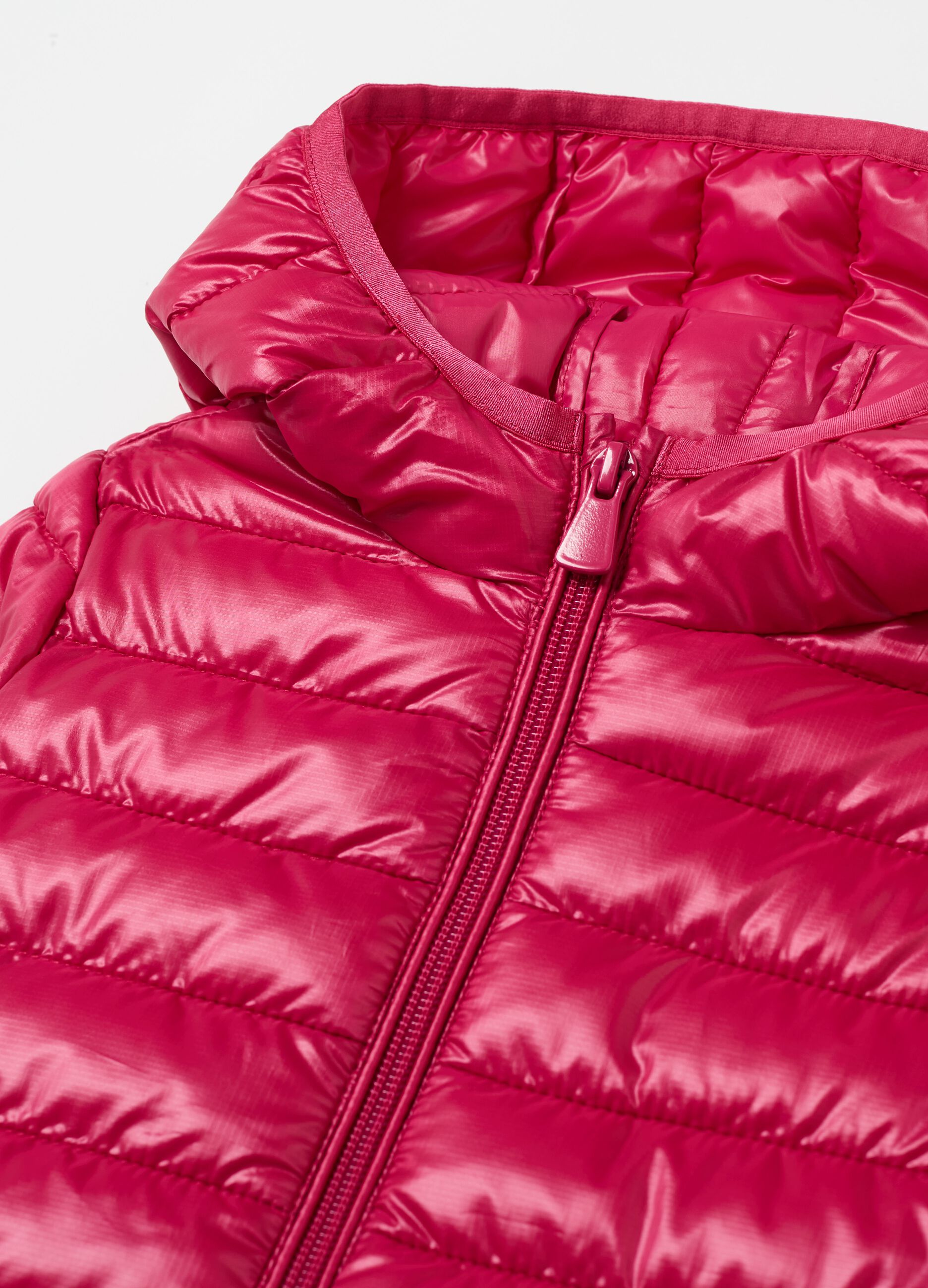 Ultralight down jacket with ripstop weave