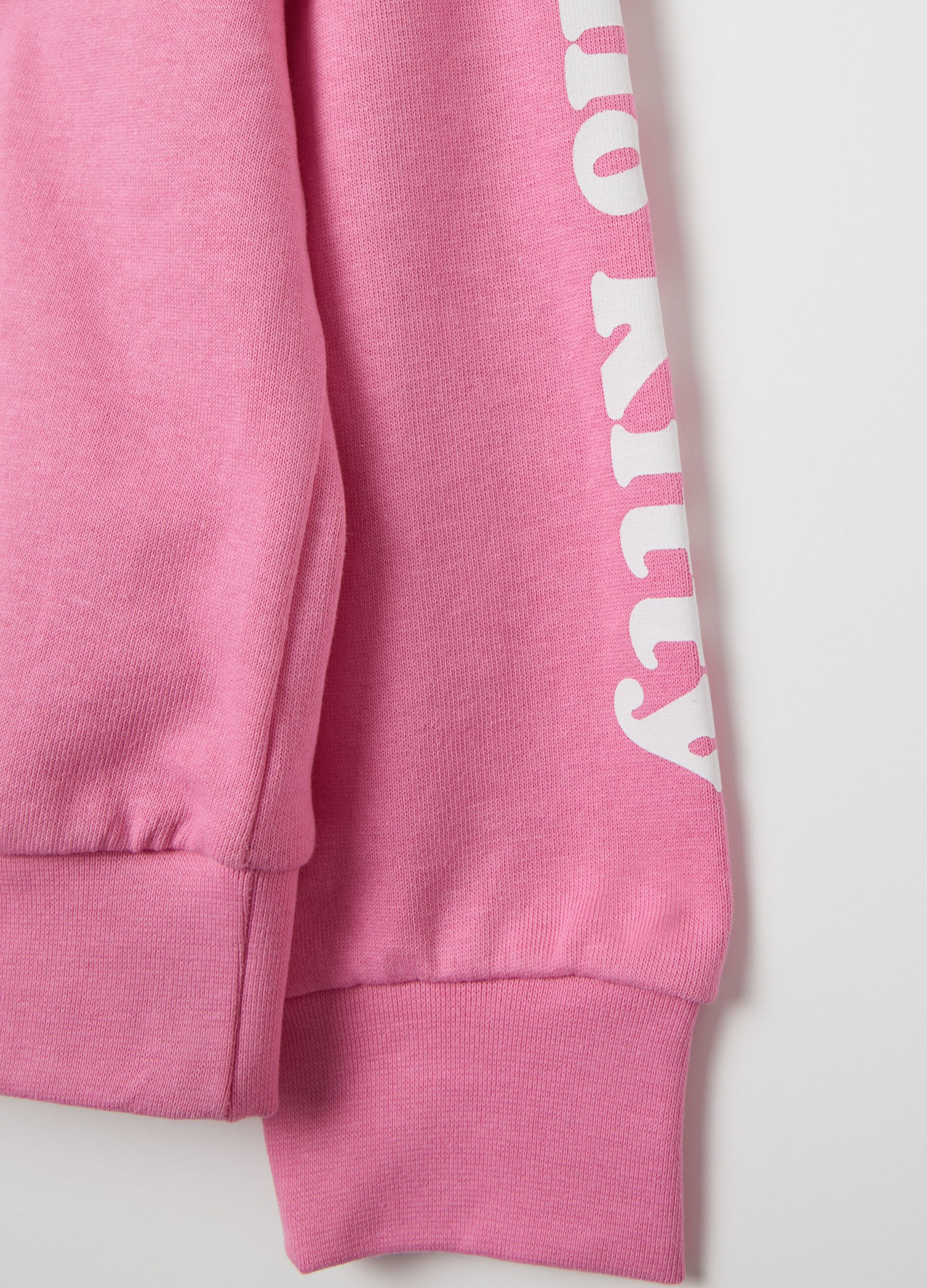 Sweatshirt in French terry with Hello Kitty patch