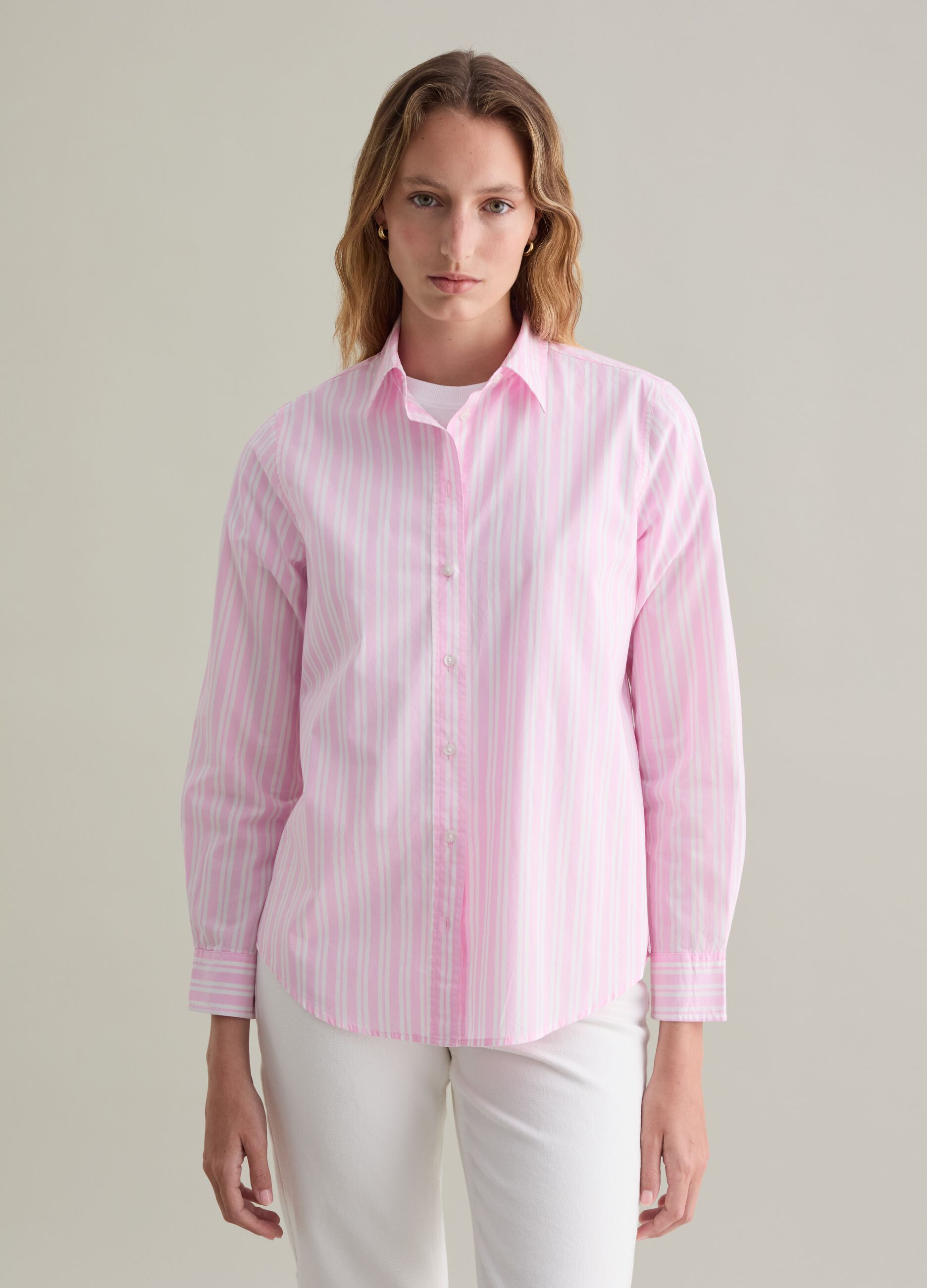 Cotton poplin shirt