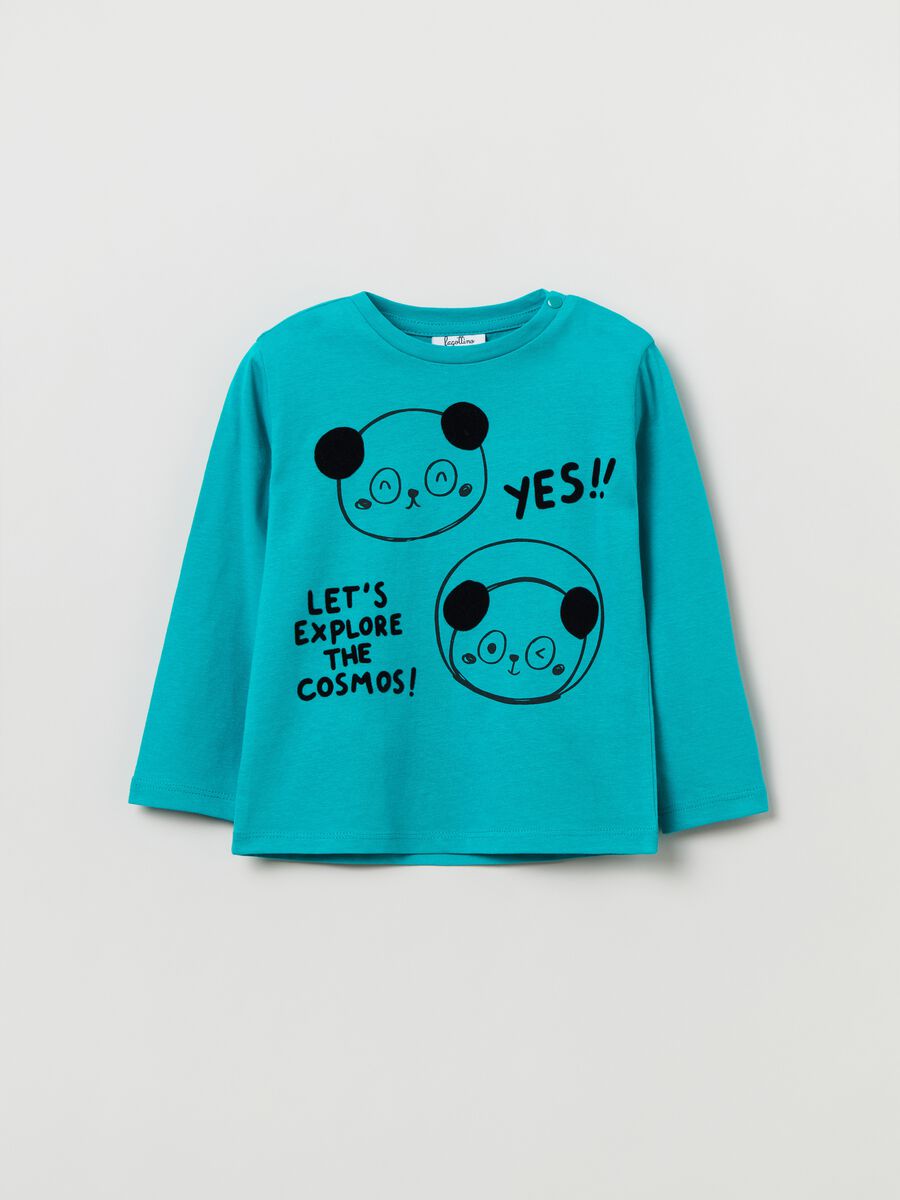 Long-sleeved T-shirt with print_0