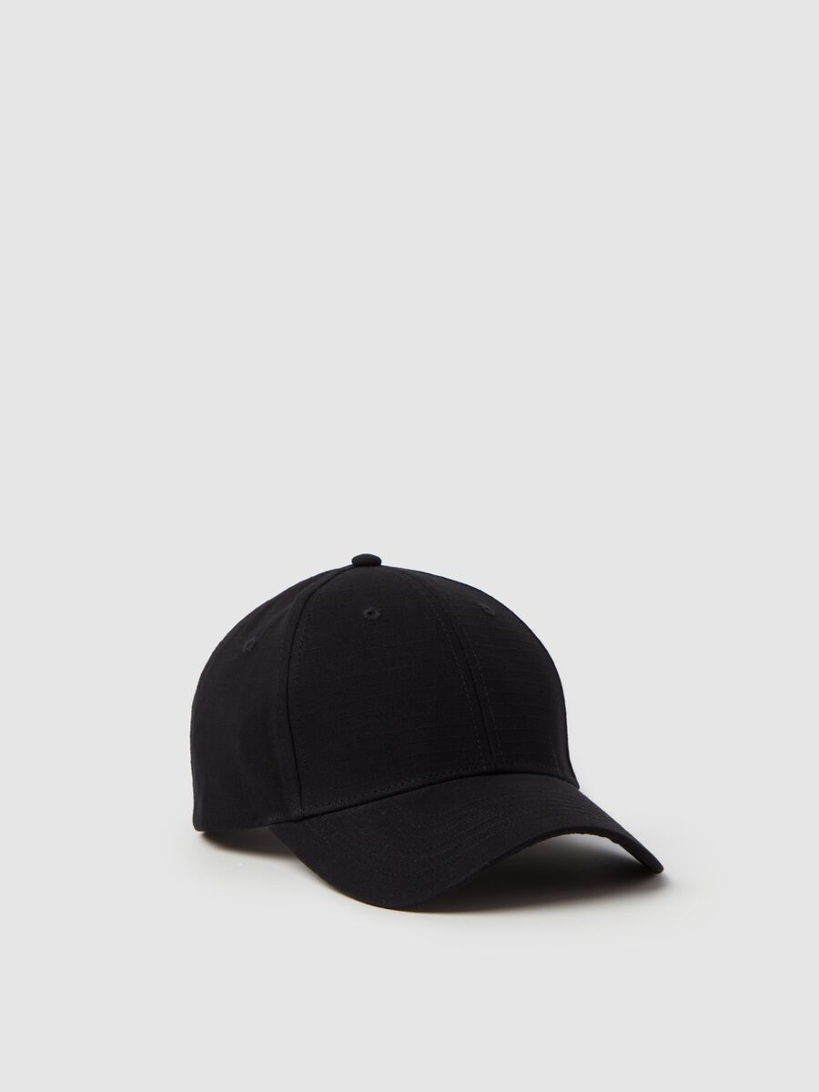 Baseball cap with ripstop weave_0