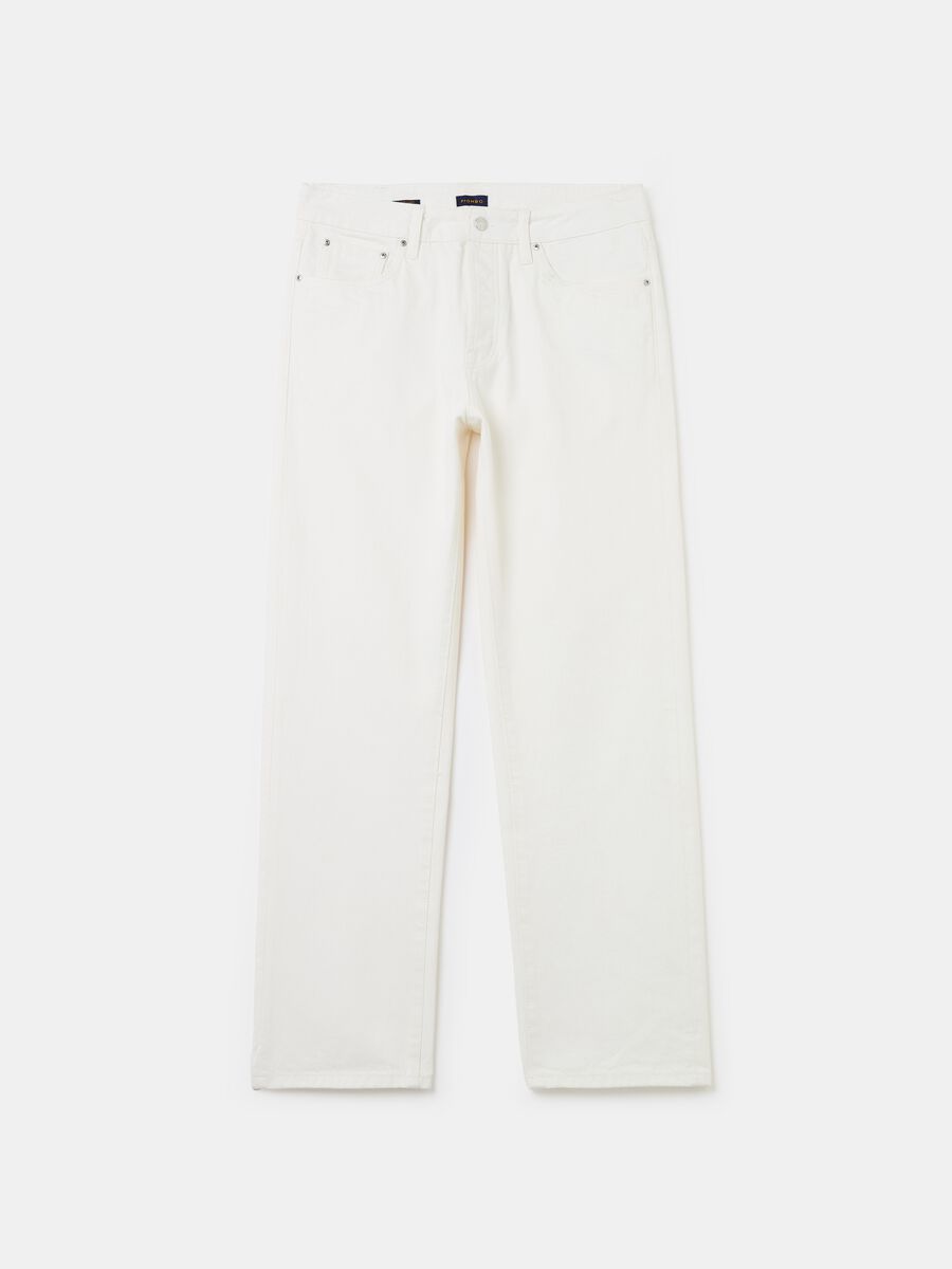 Straight-fit jeans in cotton twill_4
