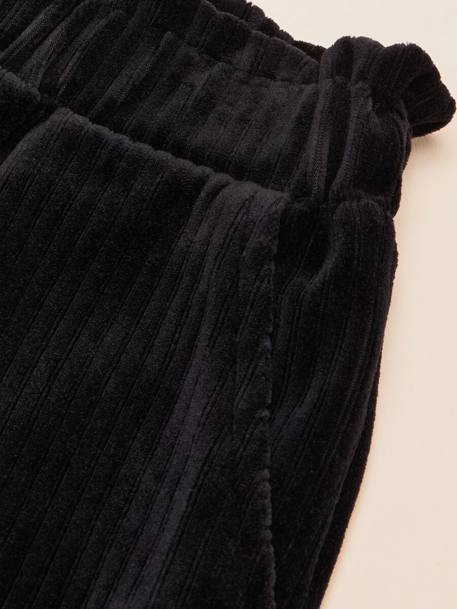 Ribbed chenille trousers_1