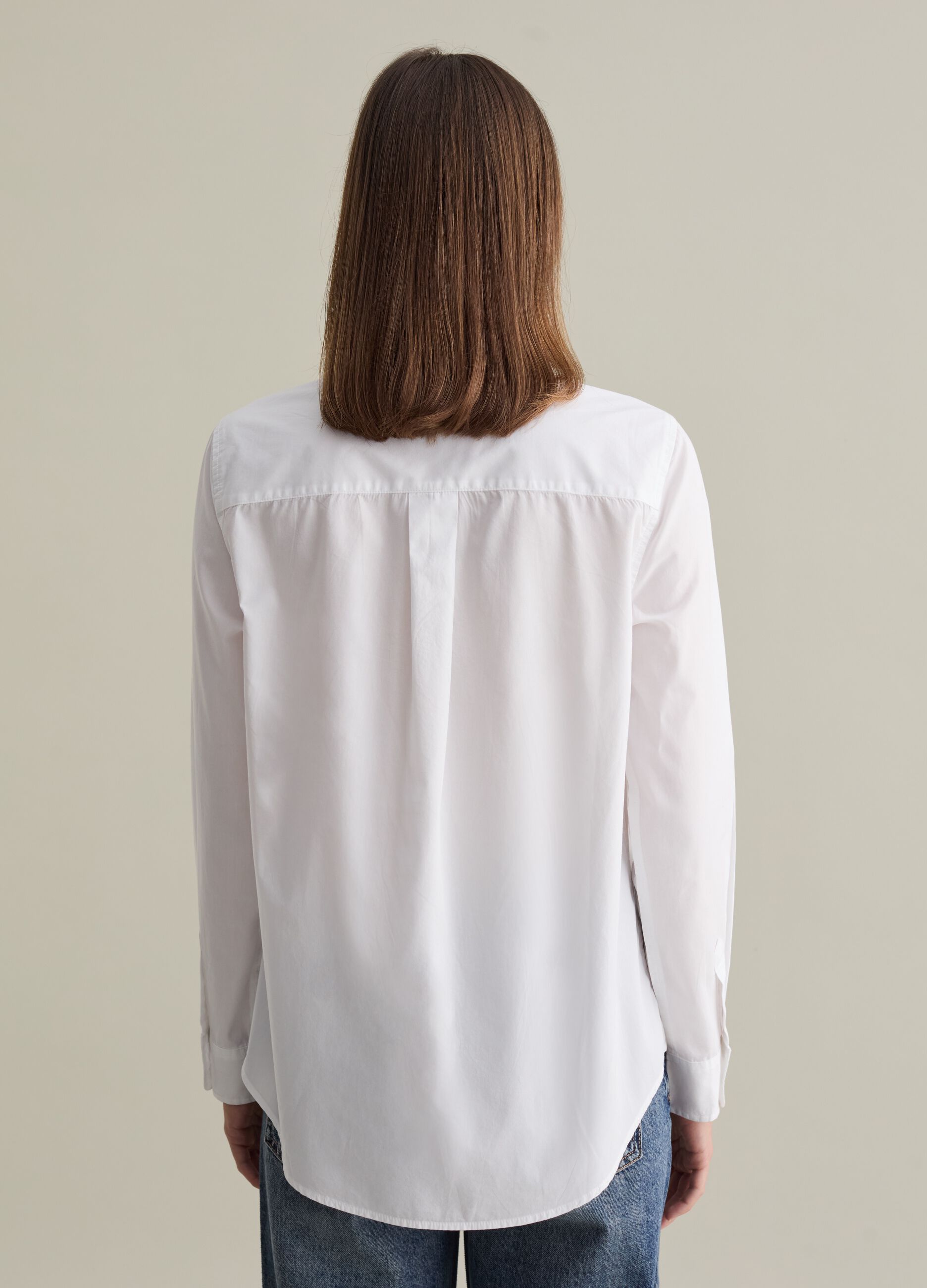 Cotton poplin shirt