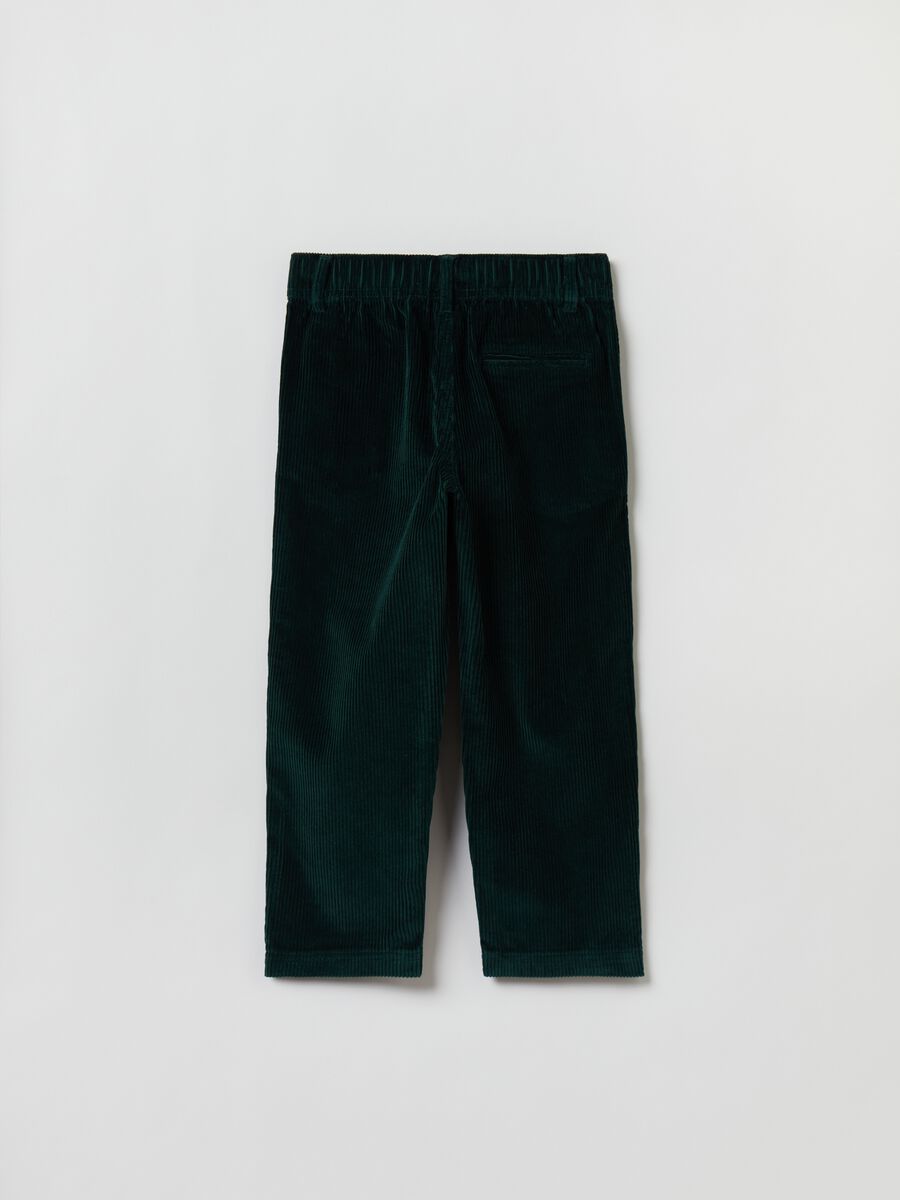 Joggers in corduroy_1