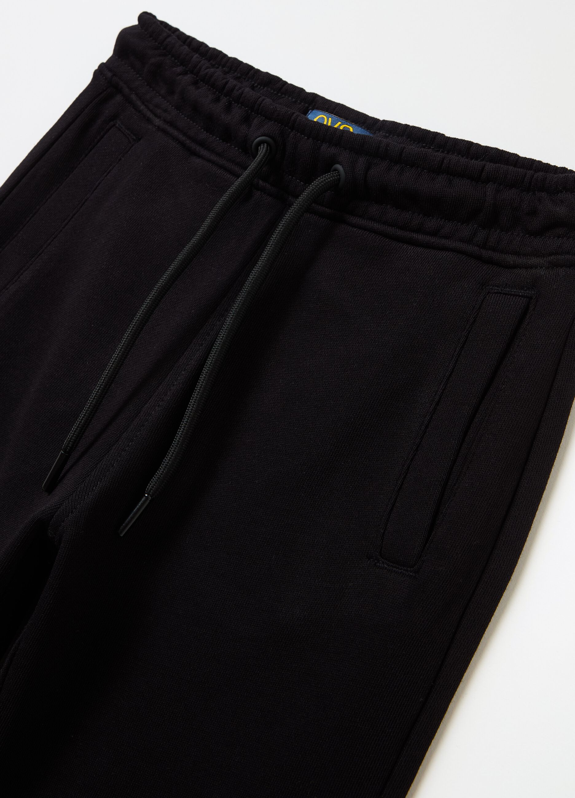 Essential joggers in cotton with drawstring