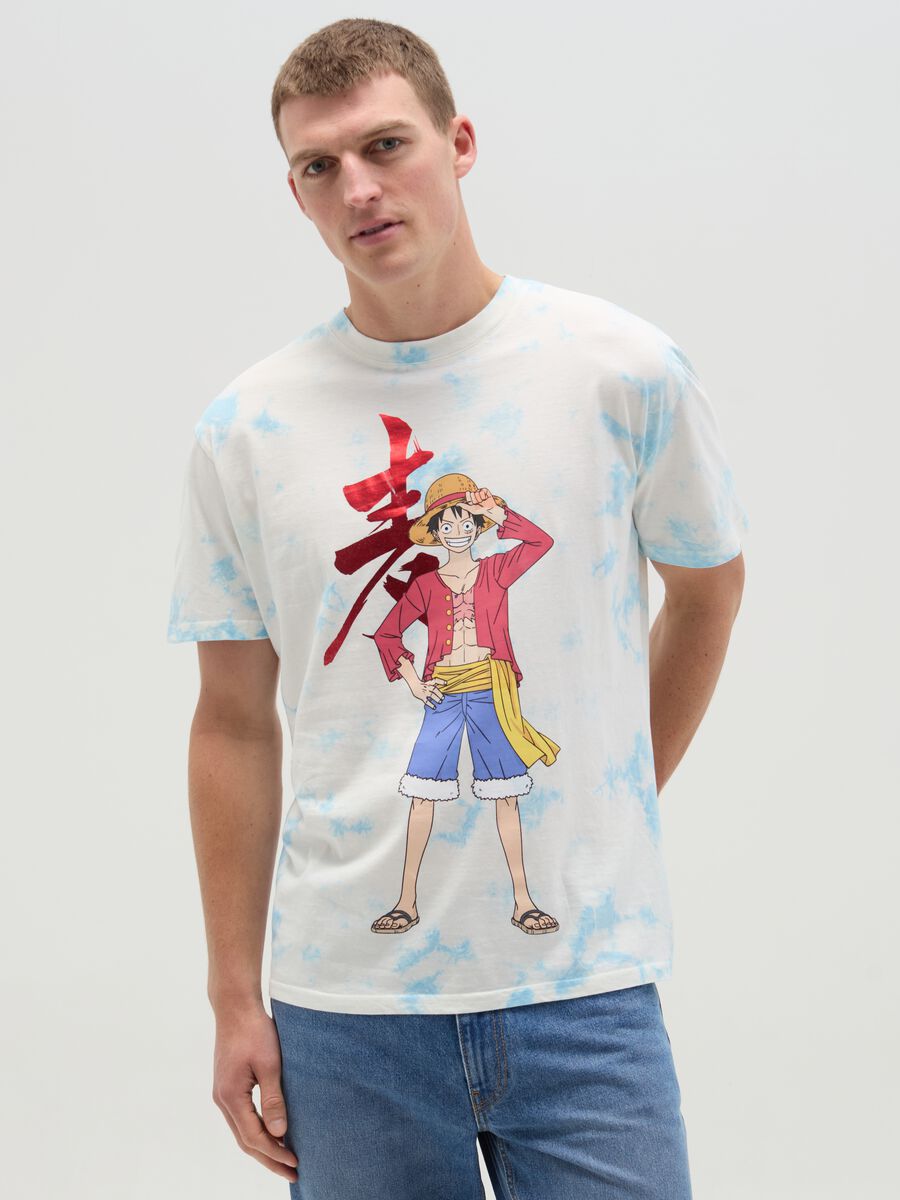 T-shirt Tie Dye con stampa One Piece_0