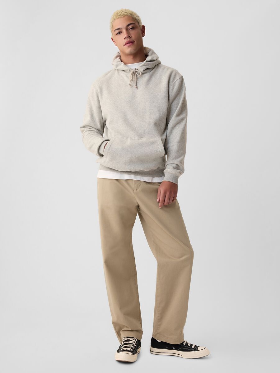 Baggy-fit trousers in stretch cotton_0