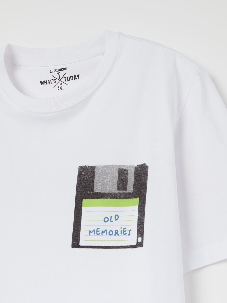 T-shirt con stampa "Old memories"_1