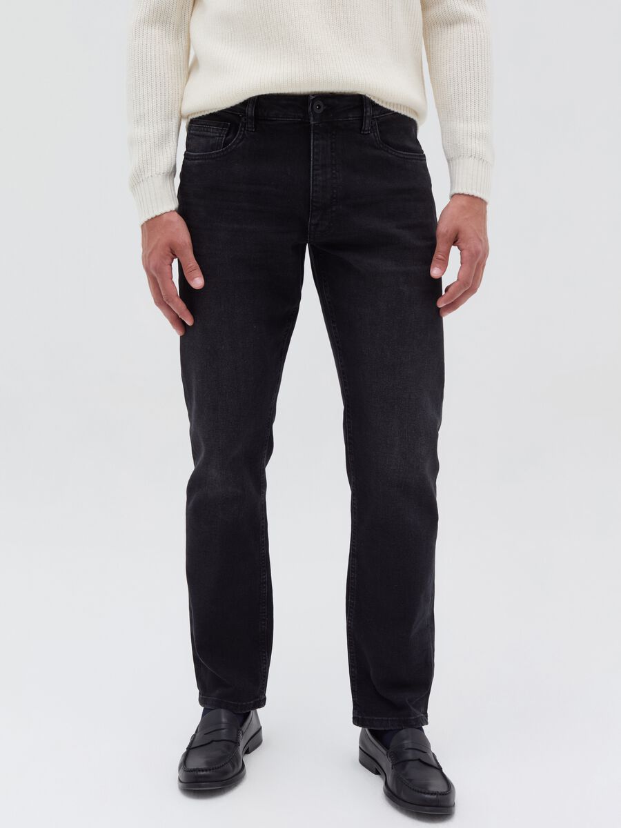 Comfort-fit jeans with five pockets_1